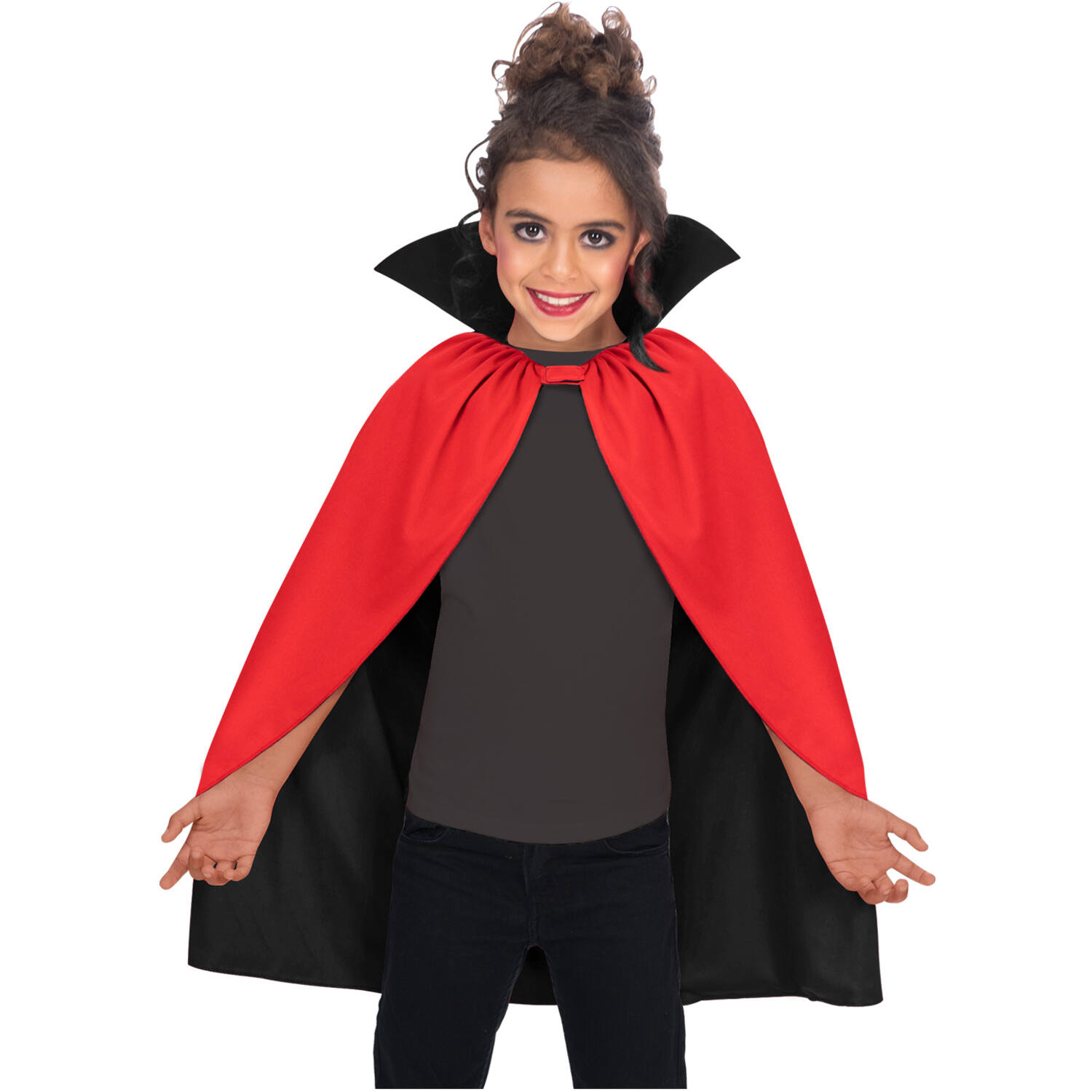 Costume Accessory Reversible Cape With Collar