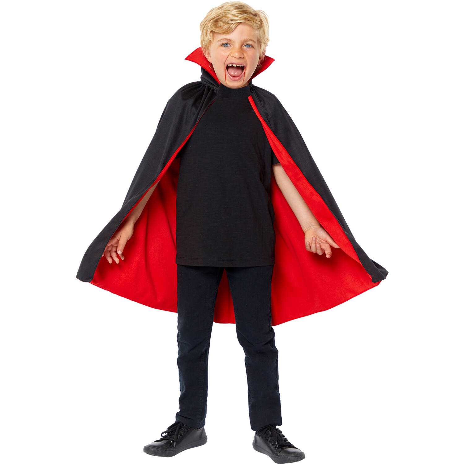 Costume Accessory Reversible Cape With Collar