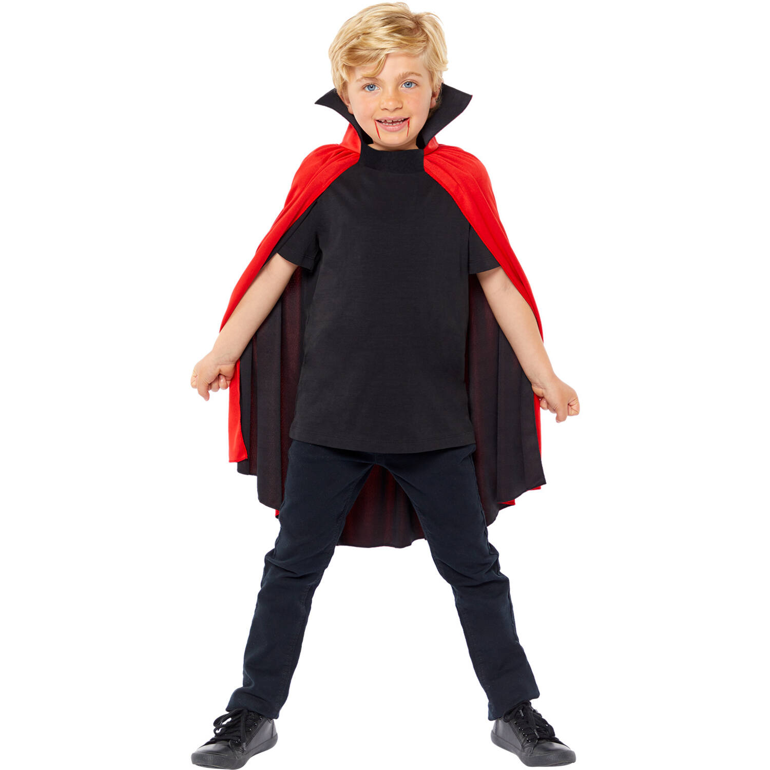 Costume Accessory Reversible Cape With Collar