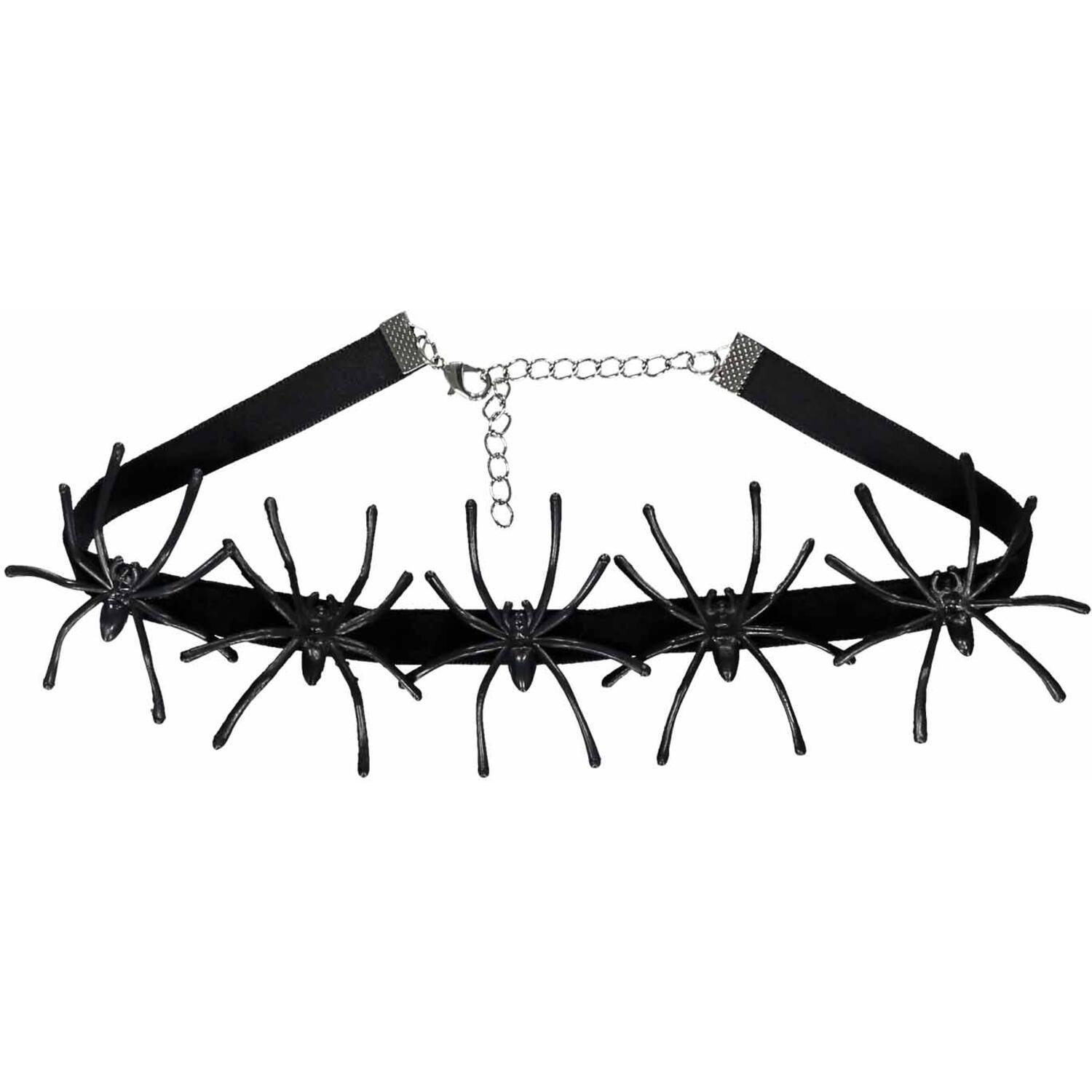 Costume Accessory Necklace Spider Black