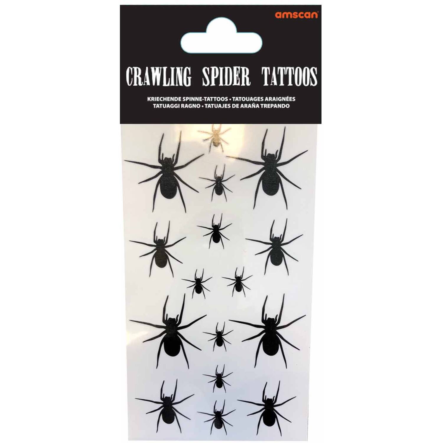 Costume Accessory Tattoos Crawling Spider