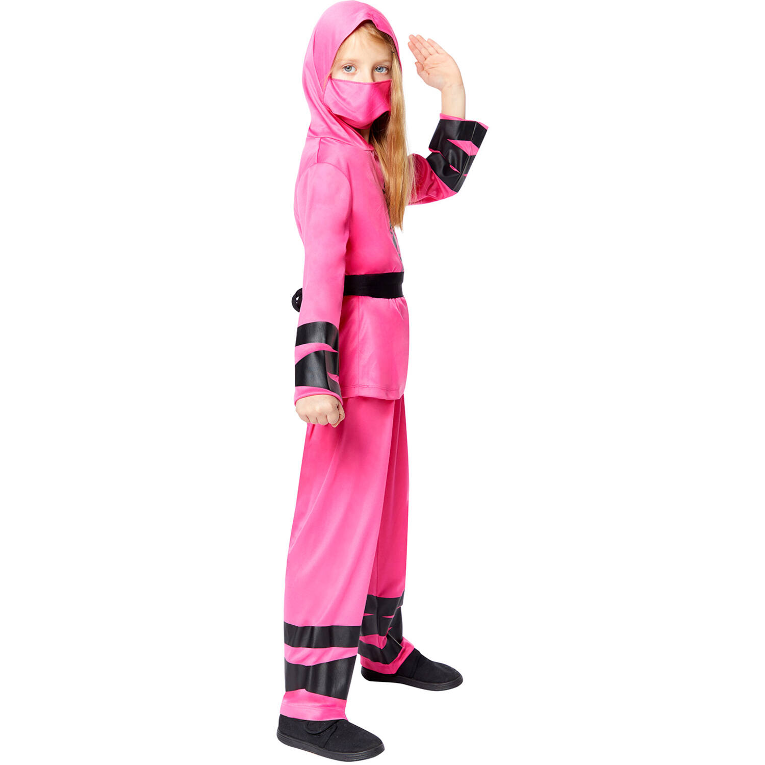 Child Costume Ninja Warrior Pink 3-4 yrs