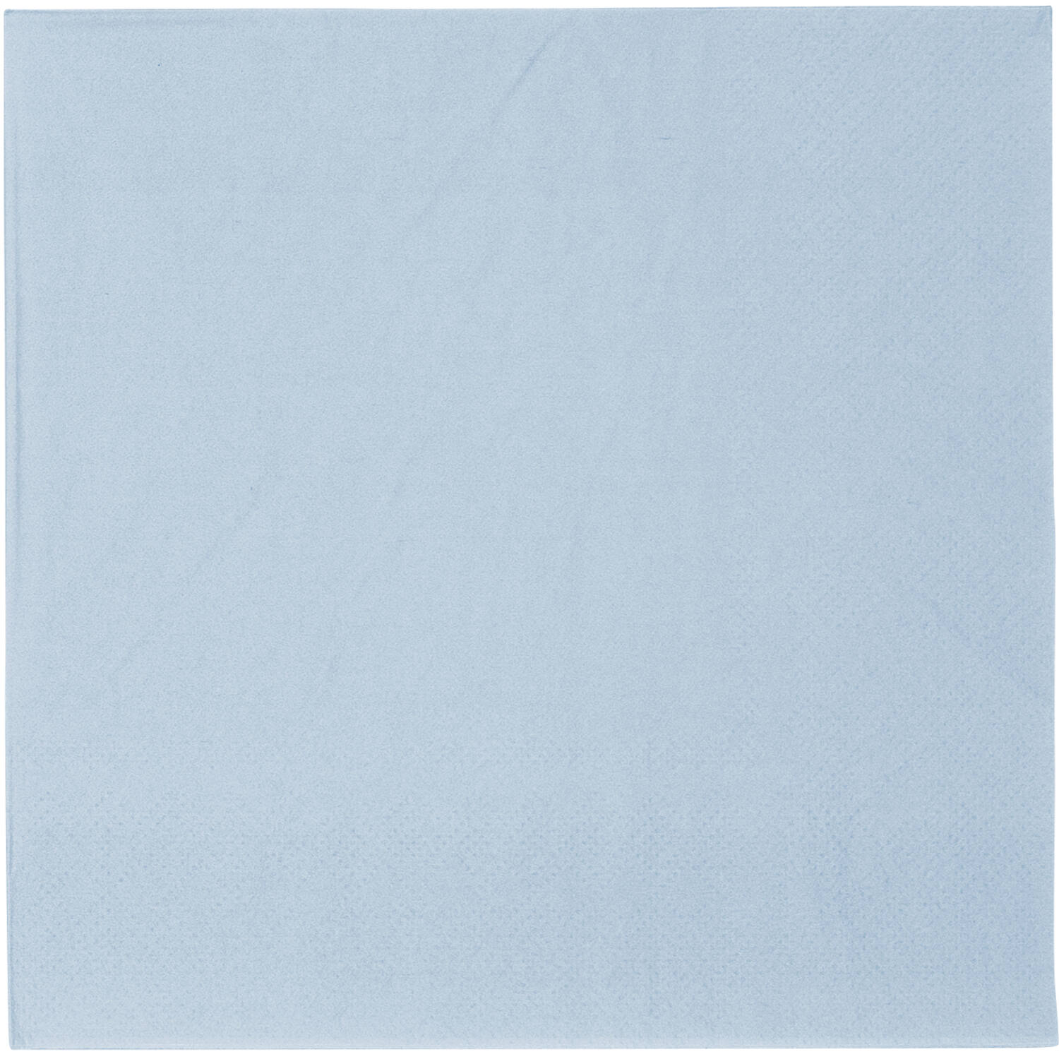20 napkins 3ply Vert Decor 33x33cm blue