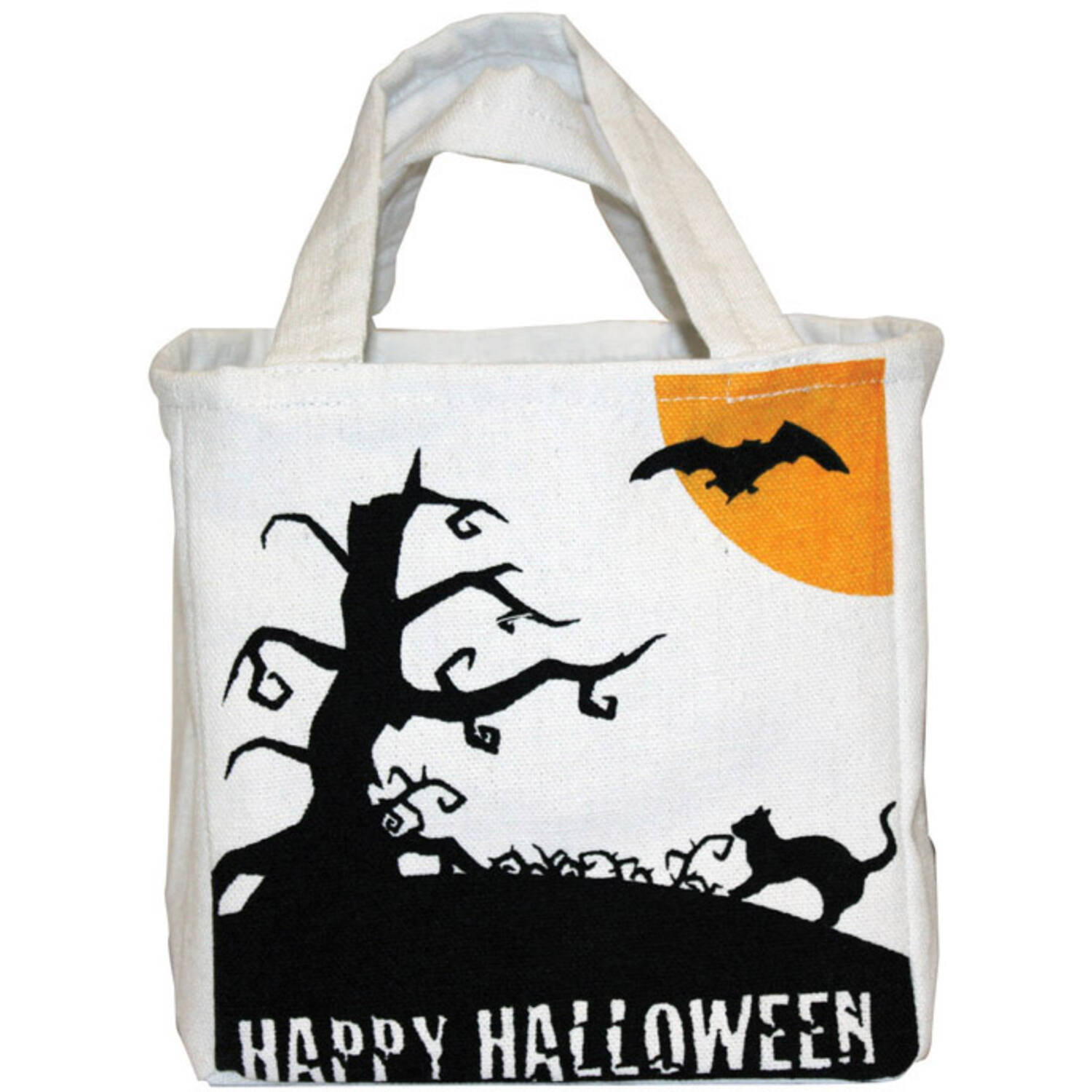 Canvas Bag Trick or Treat 16 x26 cm