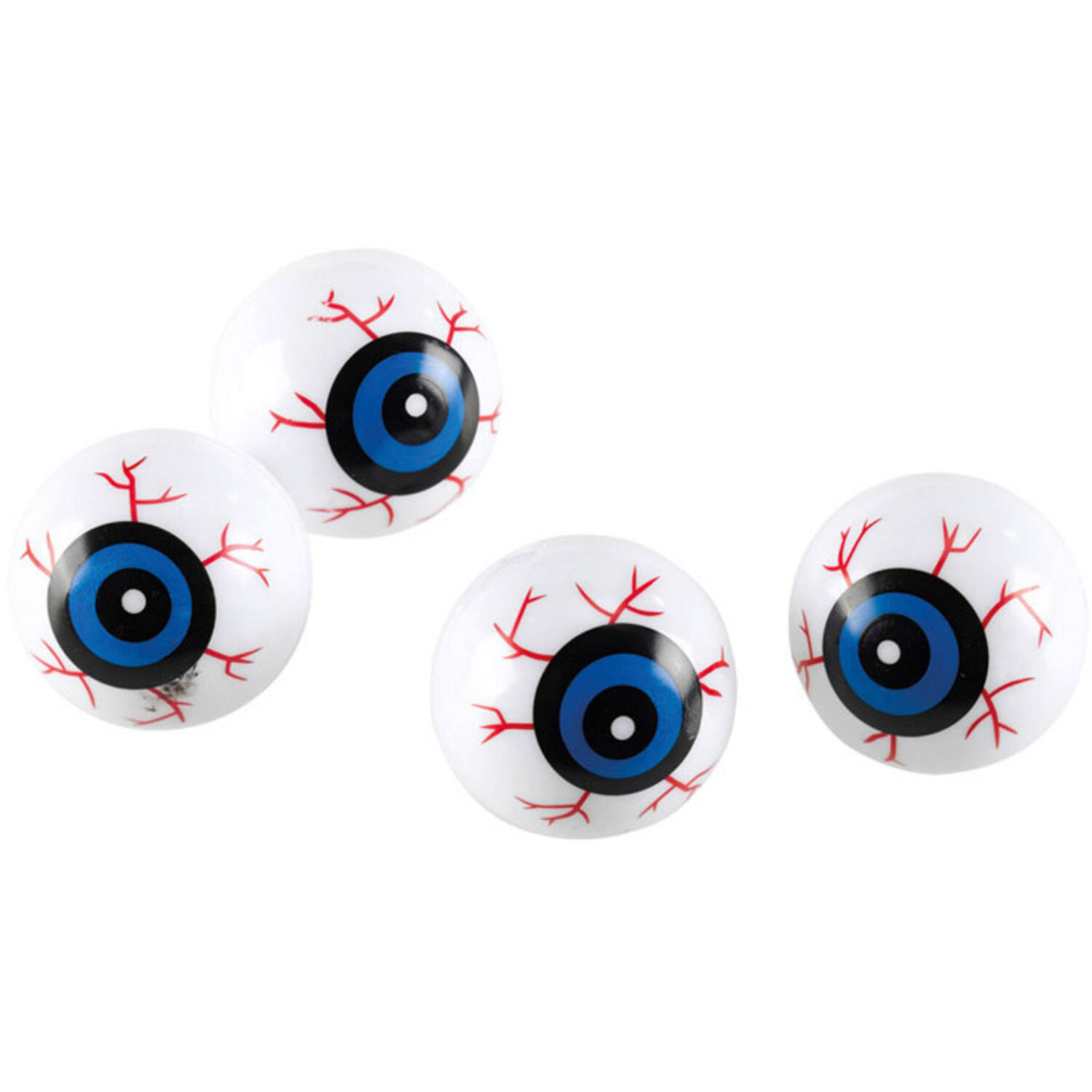 6 Eyeballs Halloween Kids Plastic 3 x 3 x 3 cm