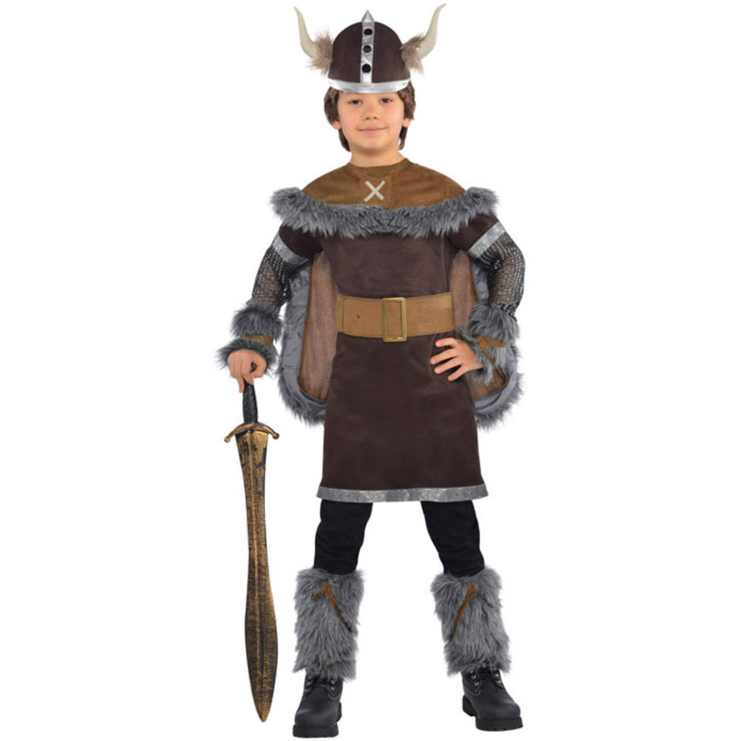 Teen Costume Viking Warrior Age 12 - 14 Years