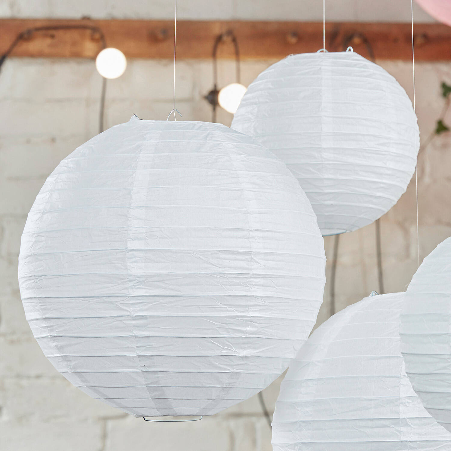Paper Lanterns - White