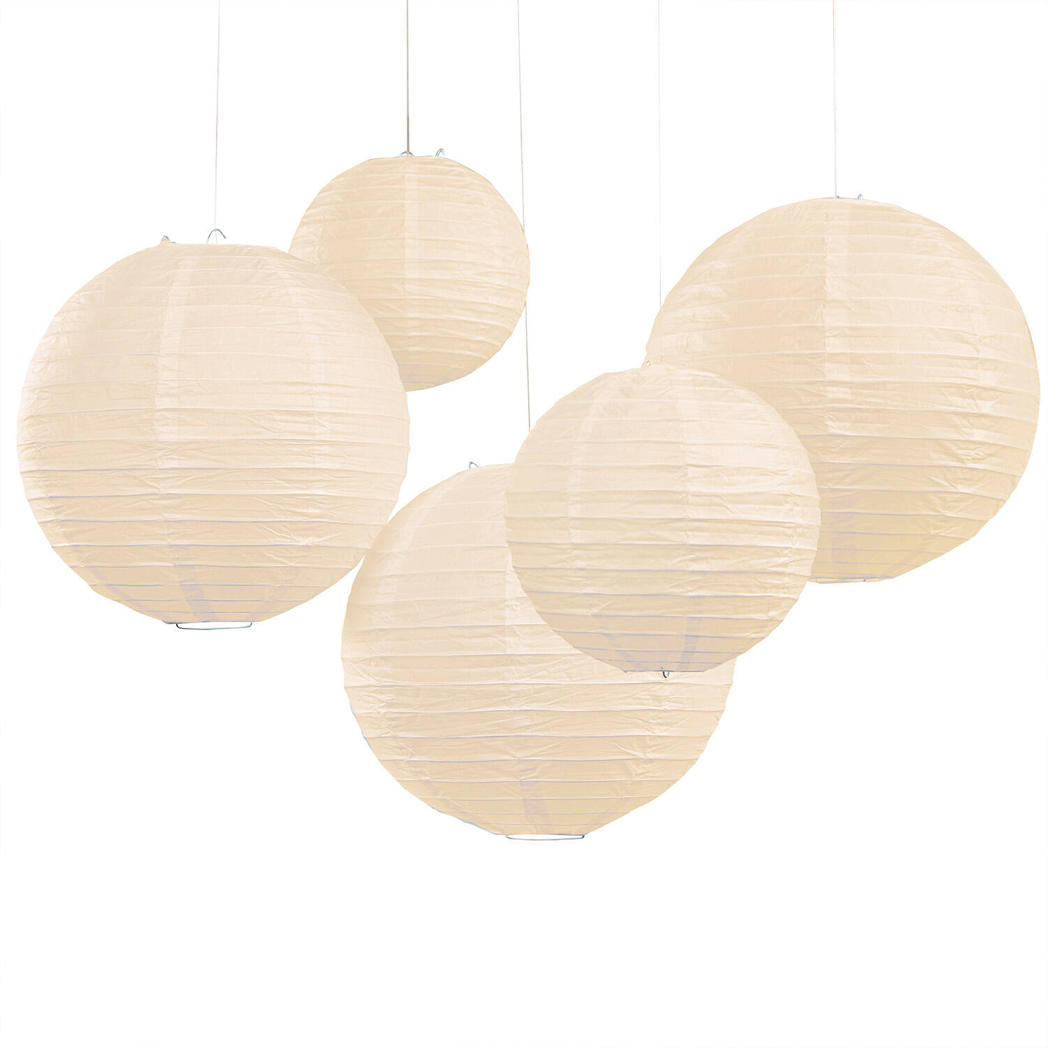 Paper Lanterns - Ivory
