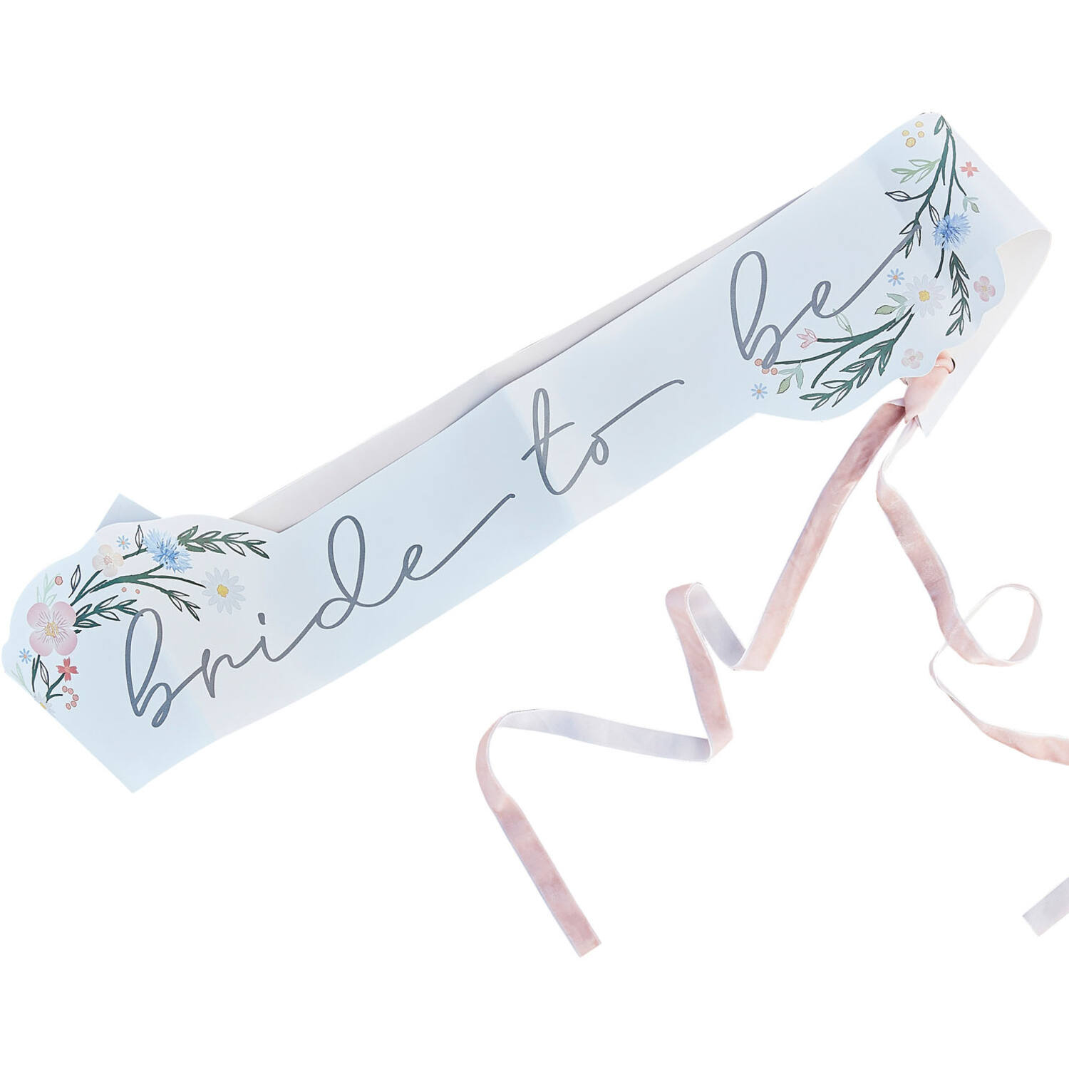 Thin Sash - Bride To Be - Meadow