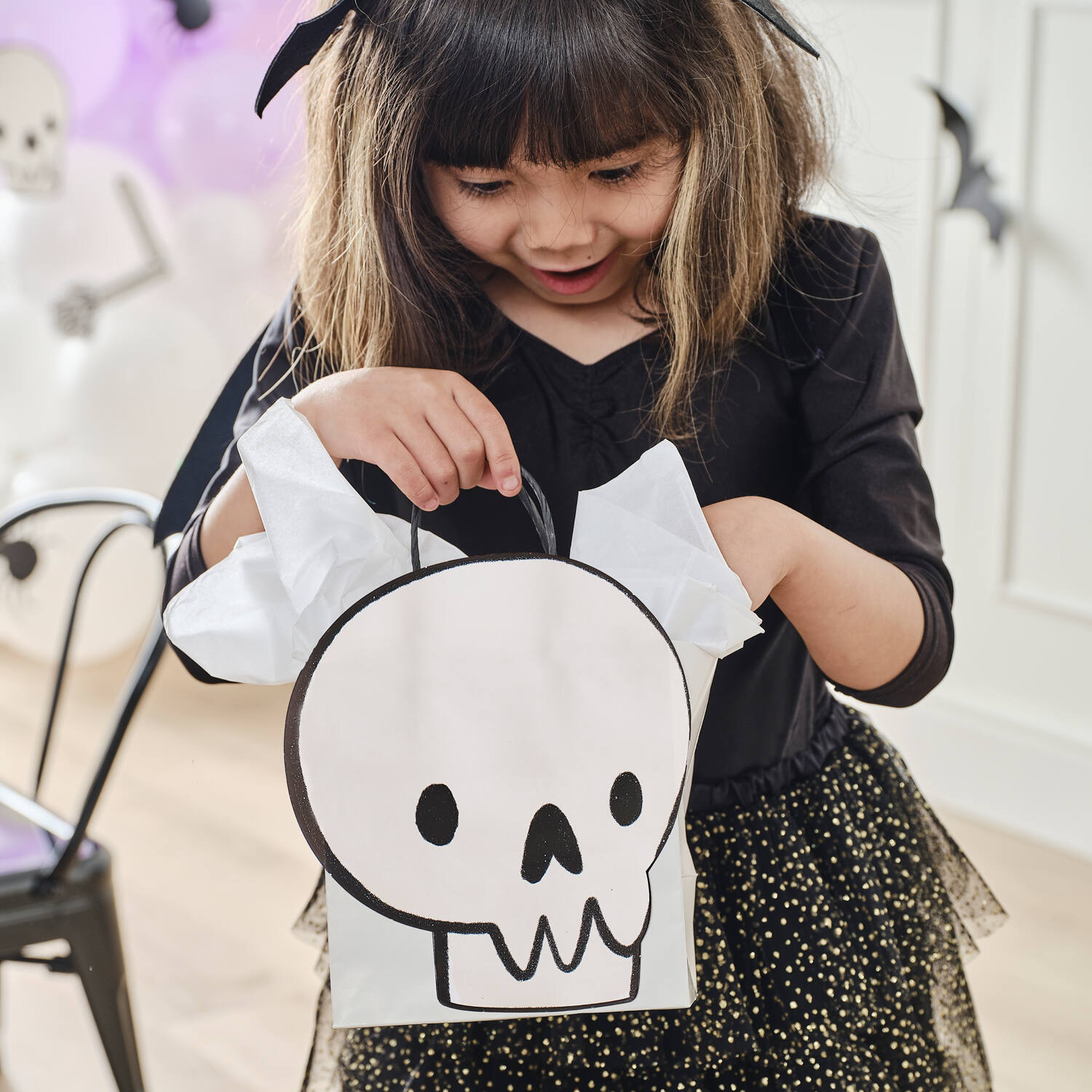 Party Bag - Skull - Paper