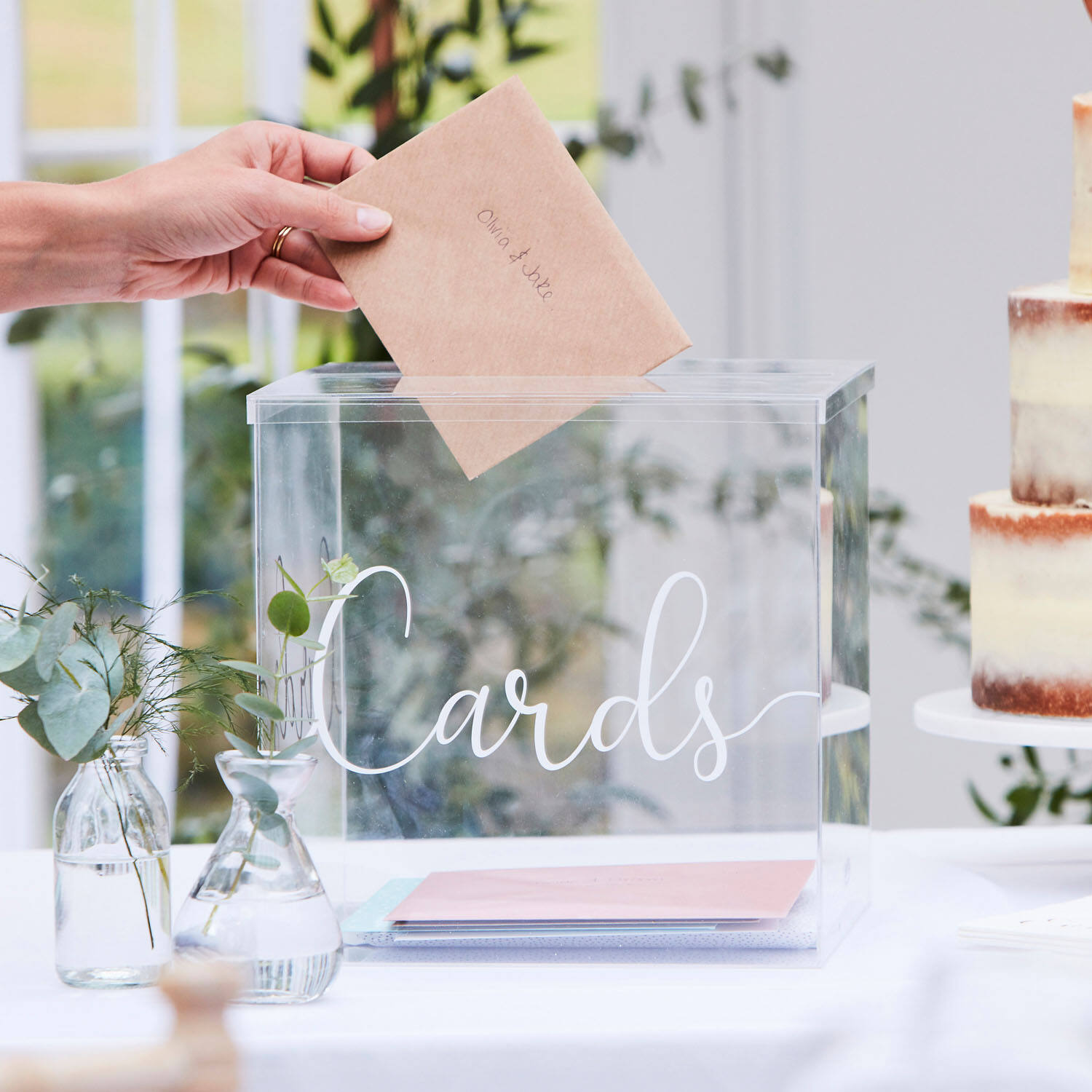 Card Box - Acrylic Card Box
