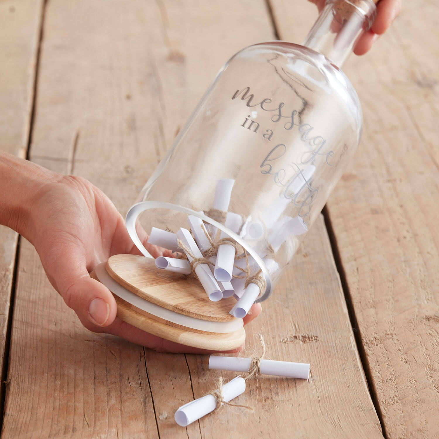 Guest Book - Messages In Glass Bottle