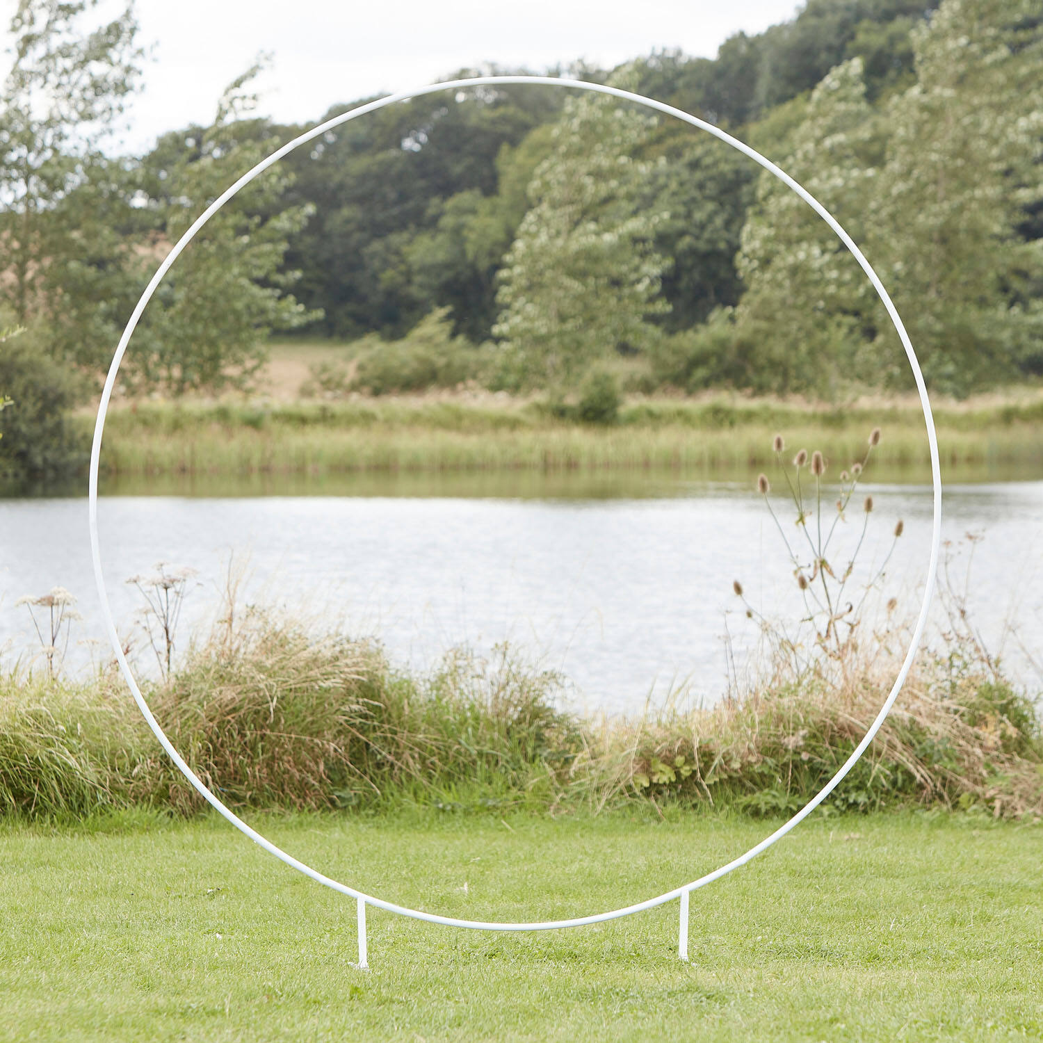 Moongate Hoop - White