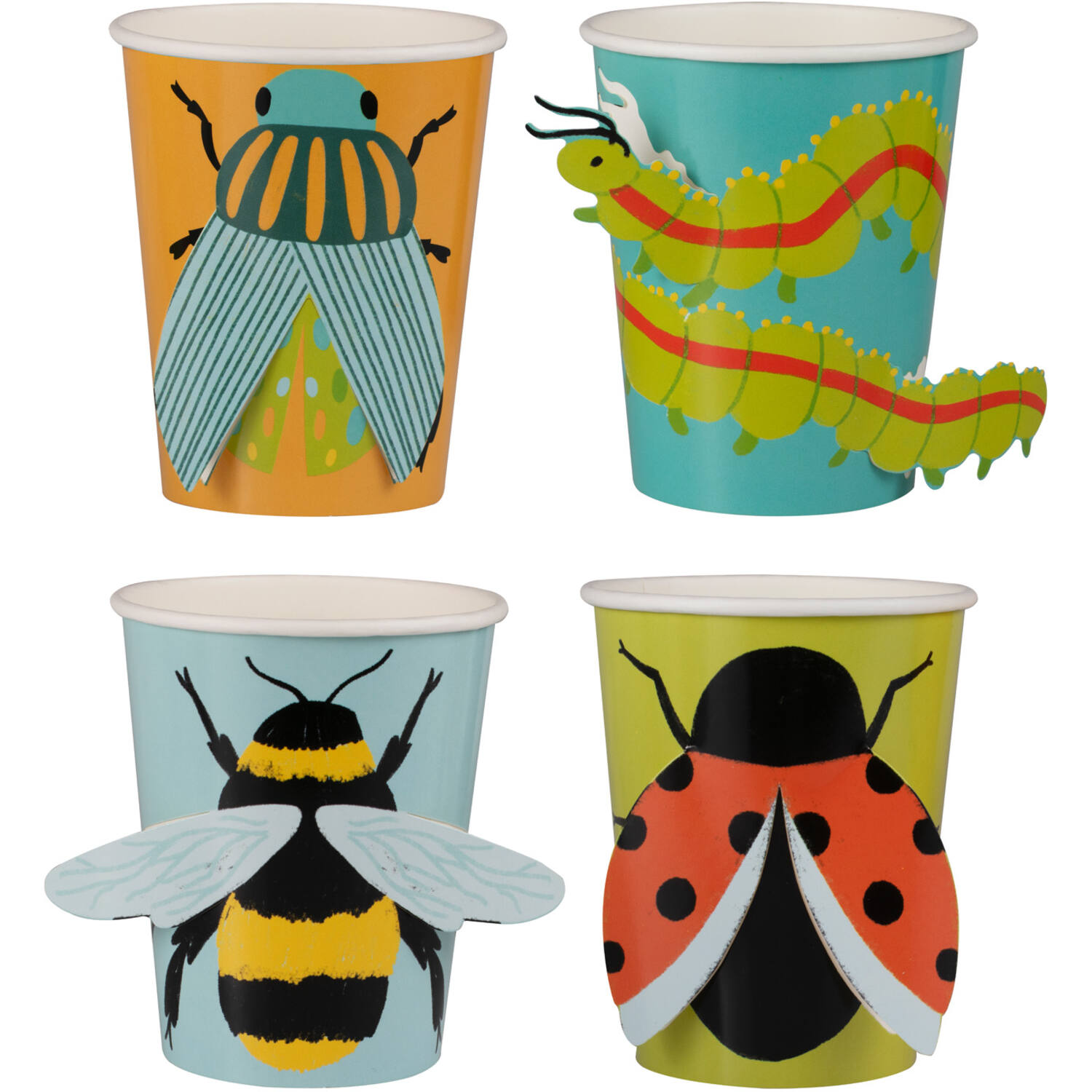 Cup - 3D Pop Out Bug Cups