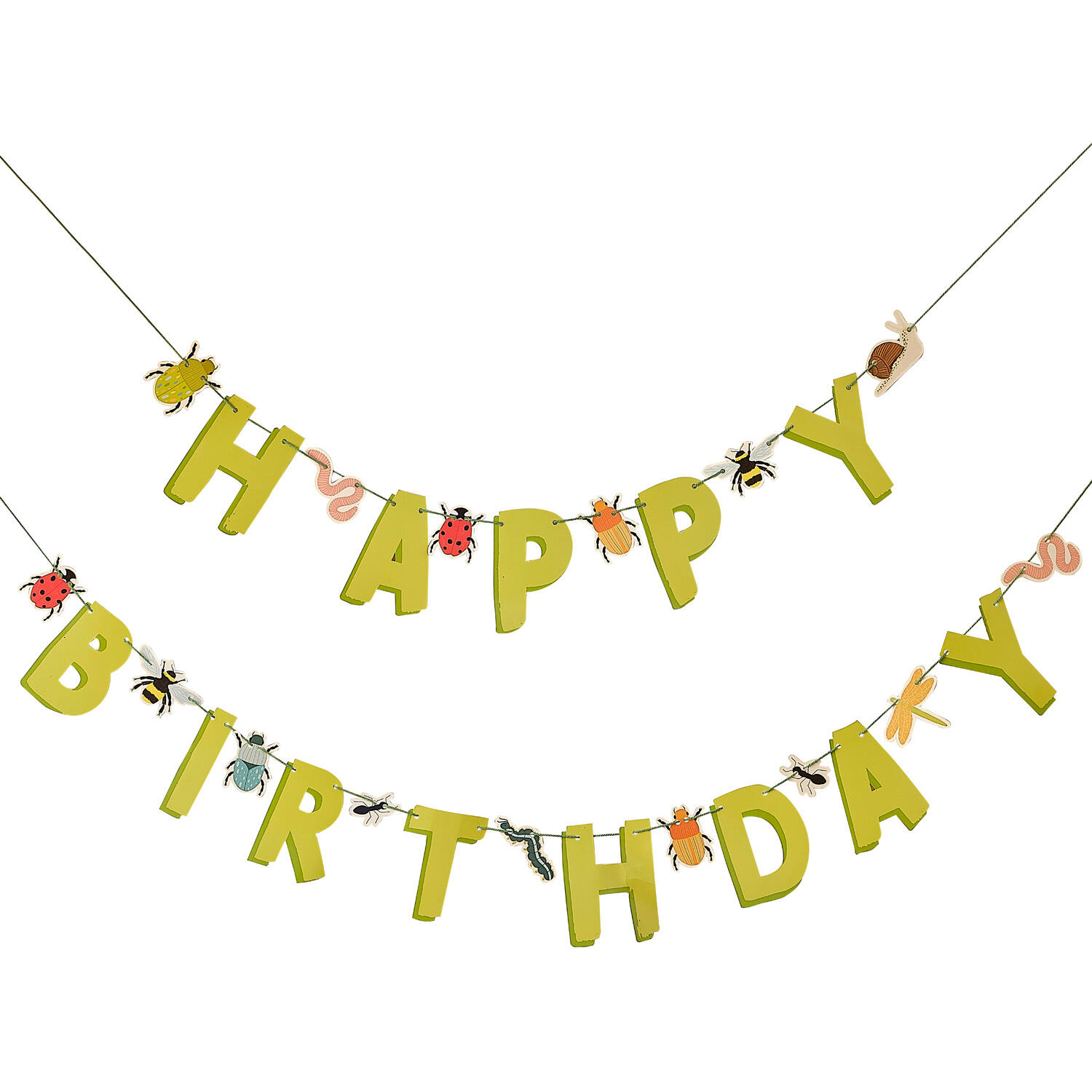 Bunting - Happy Birthday Bug Bunting