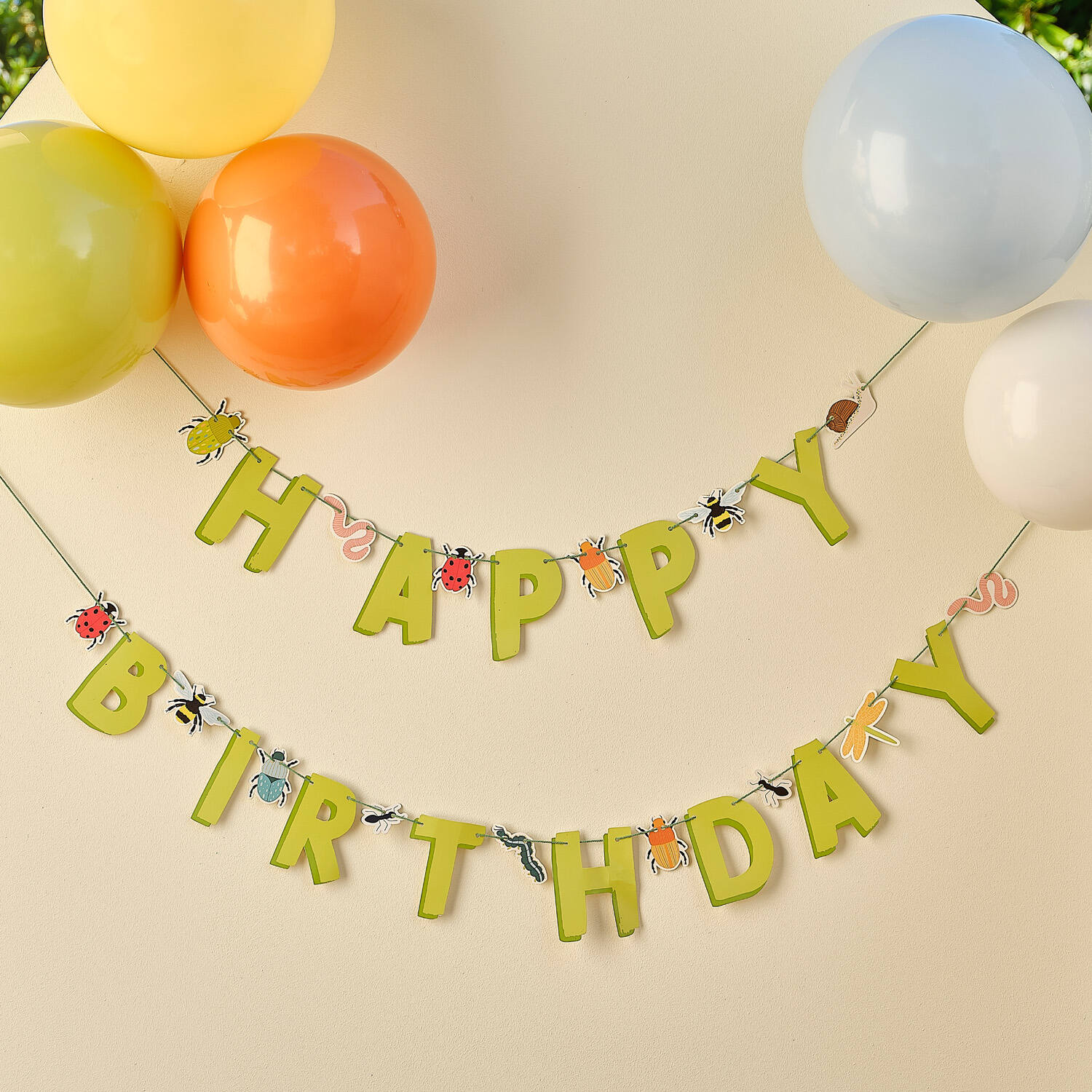 Bunting - Happy Birthday Bug Bunting