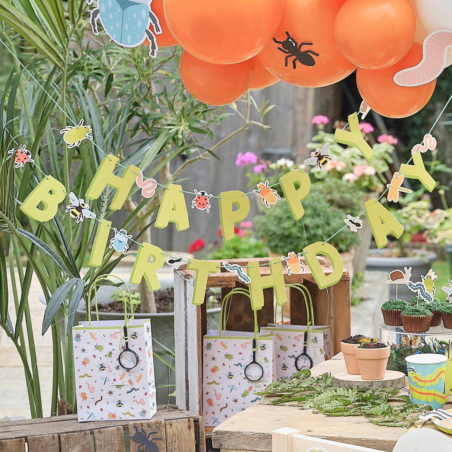 Bunting - Happy Birthday Bug Bunting