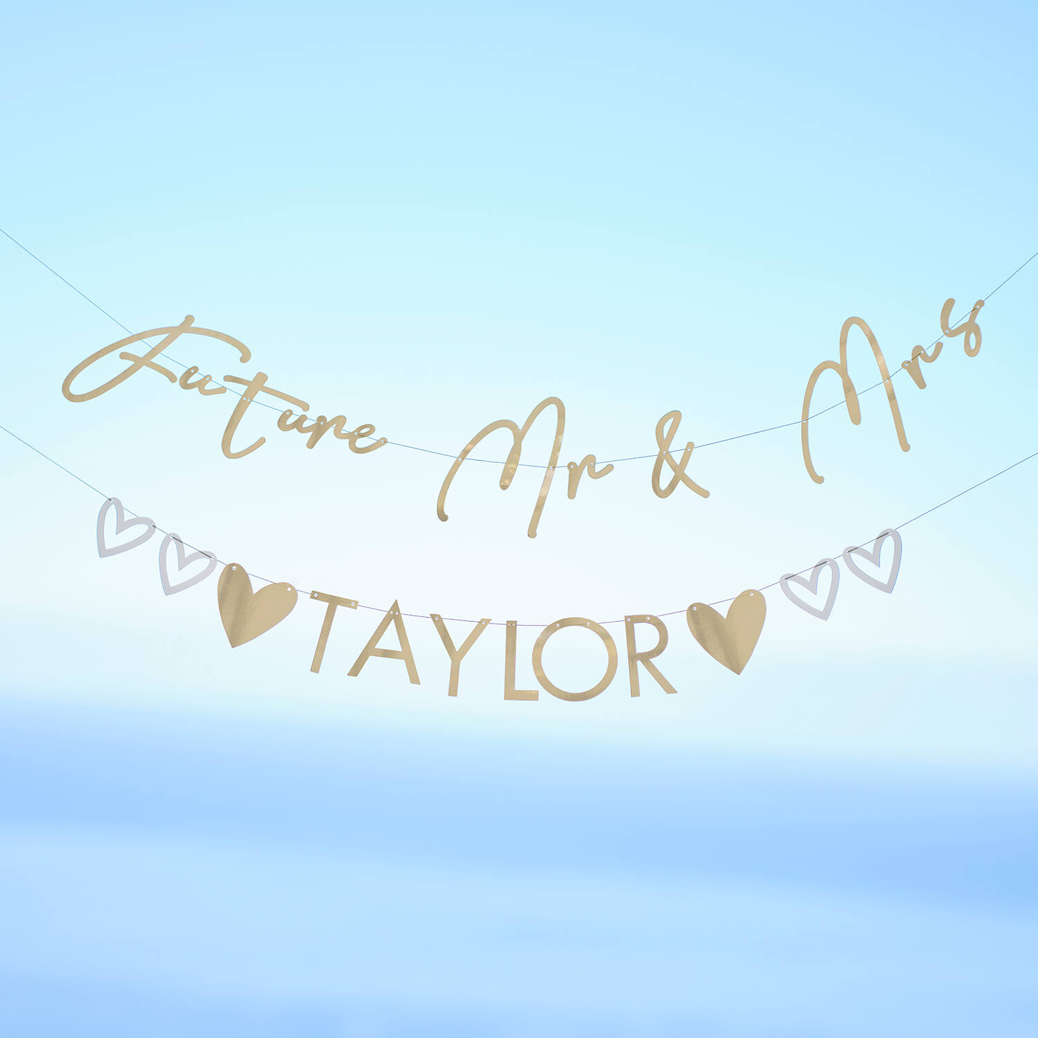 Bunting - Customisable Future Mr/Mrs - Foiled