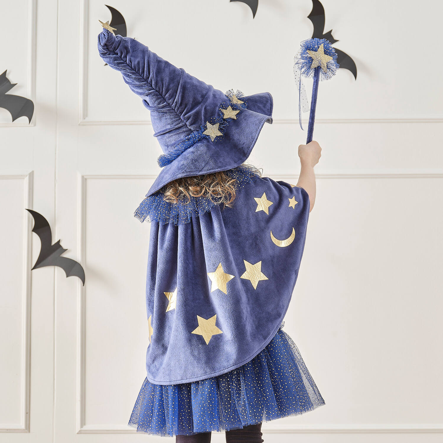 Wizardess Navy Cape