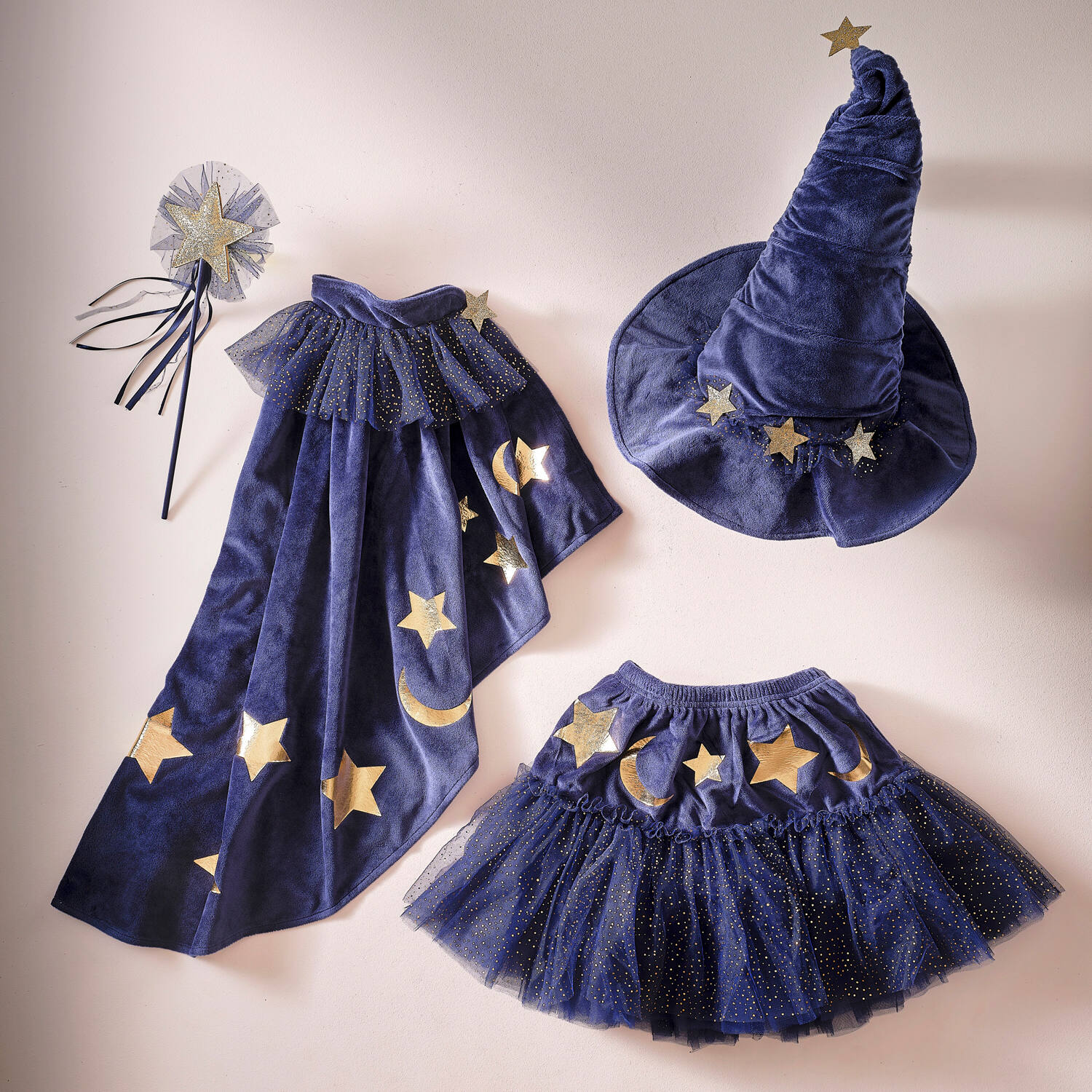 Wizardess Navy Cape