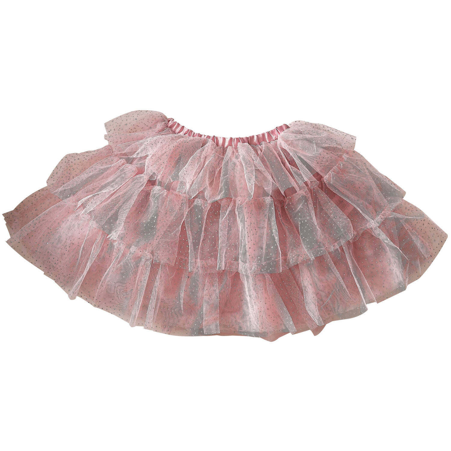 Blush & Silver Tiered Tutu 5-7yr