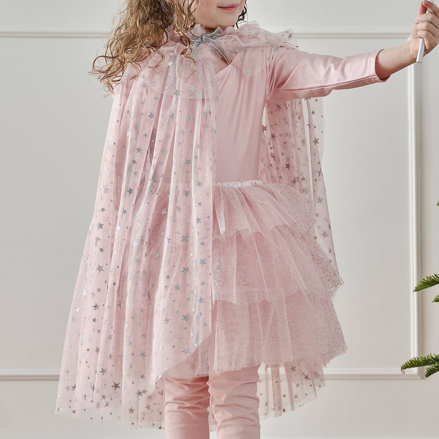 Blush & Silver Tiered Tutu 5-7yr