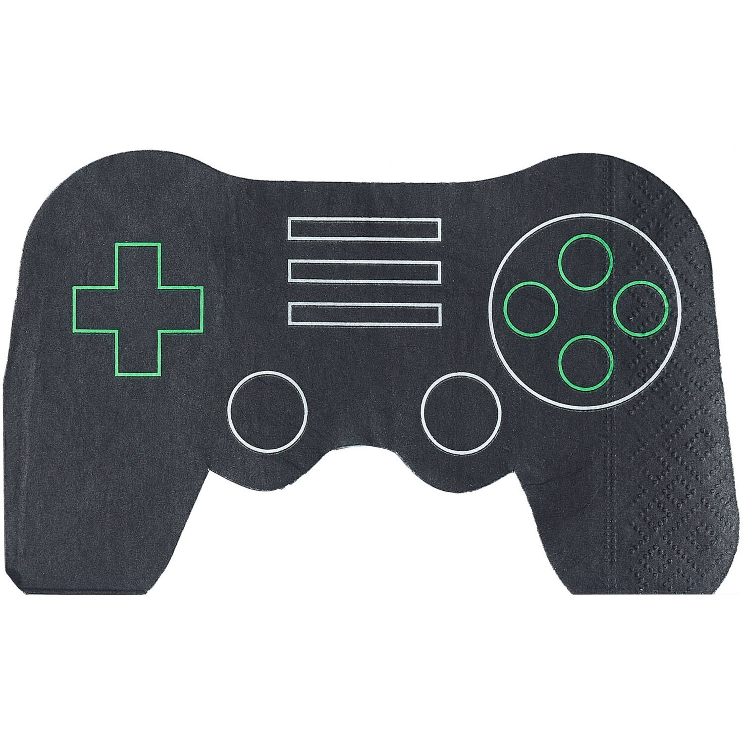 Eco Napkin - Controller Shape - Black
