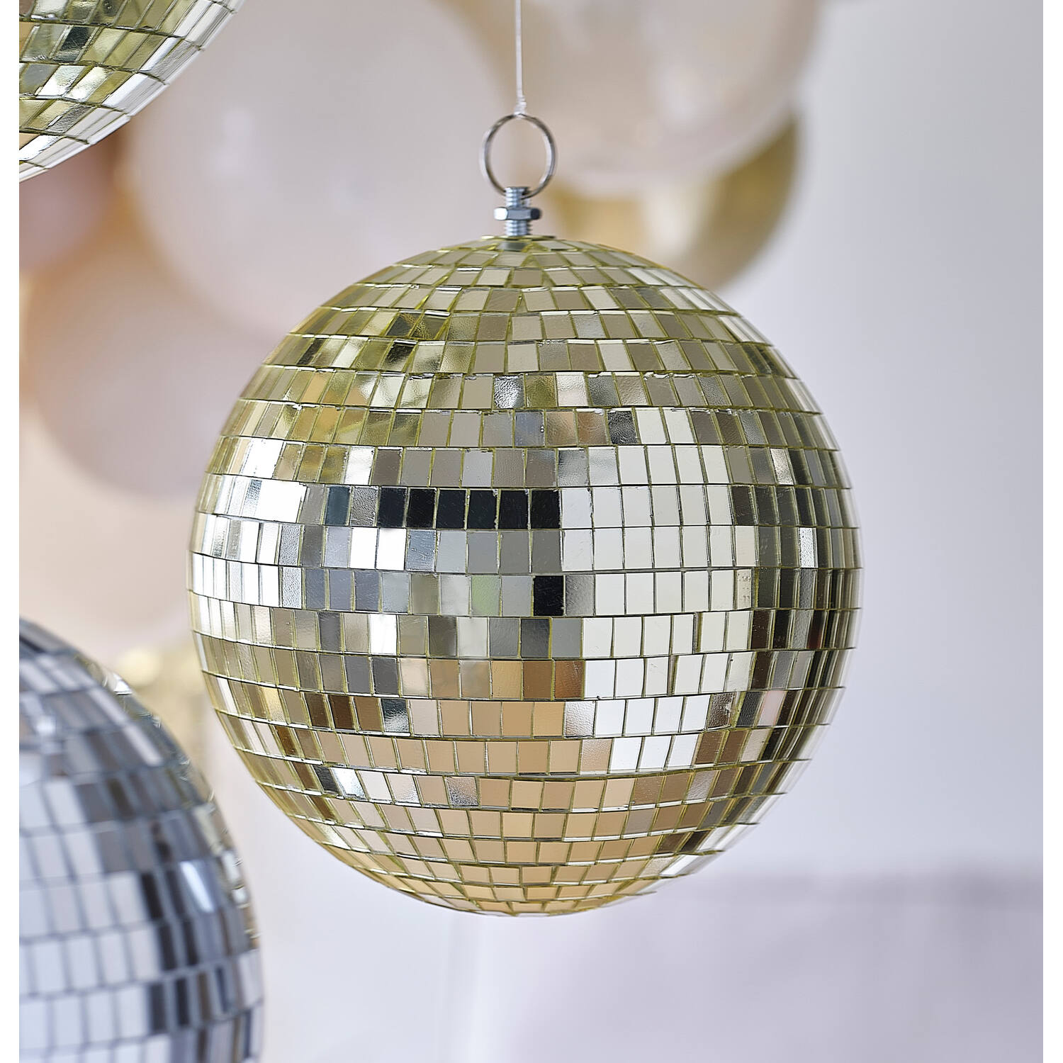 Decoration - Gold Disco Ball Medium