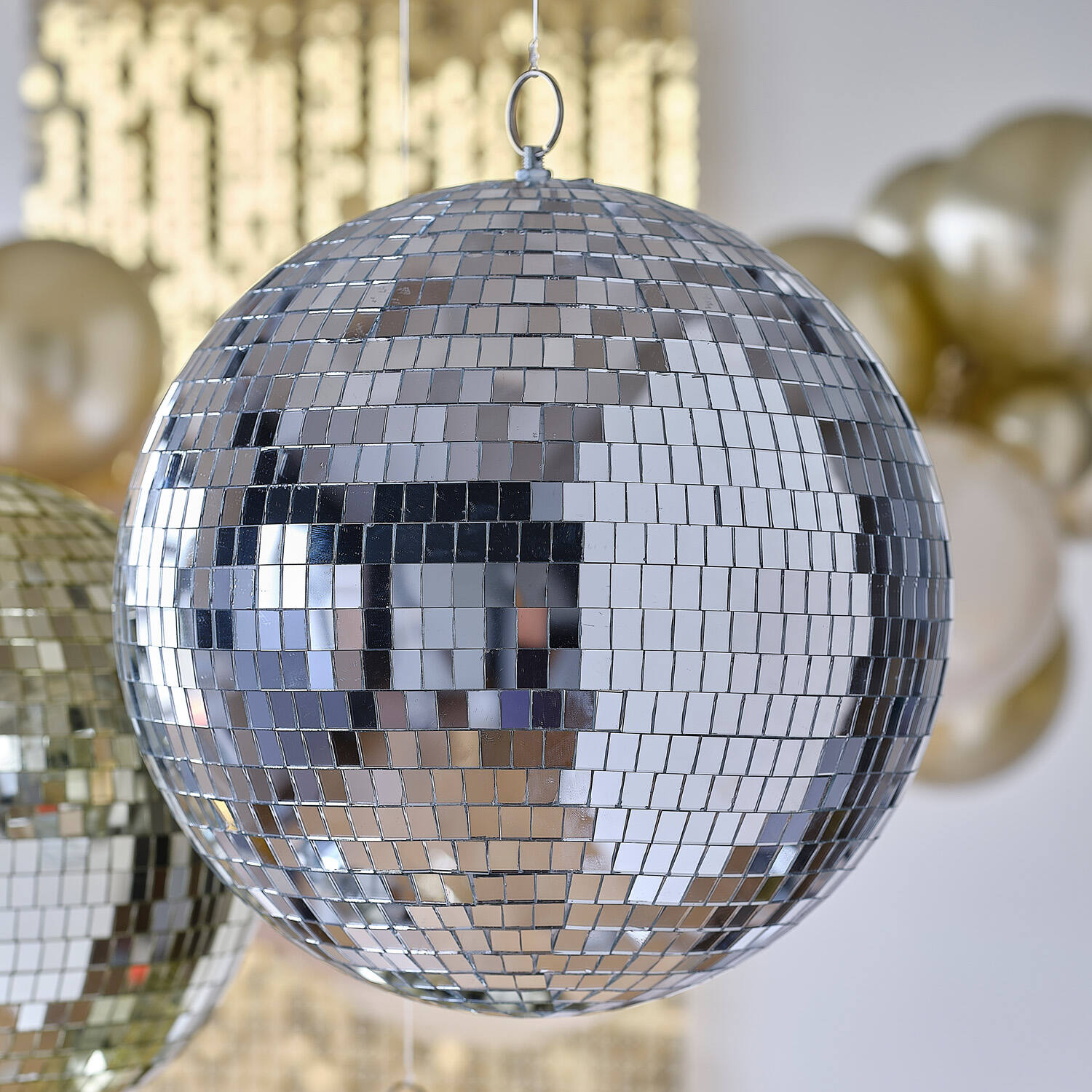 Decoration - Silver Disco Ball Large