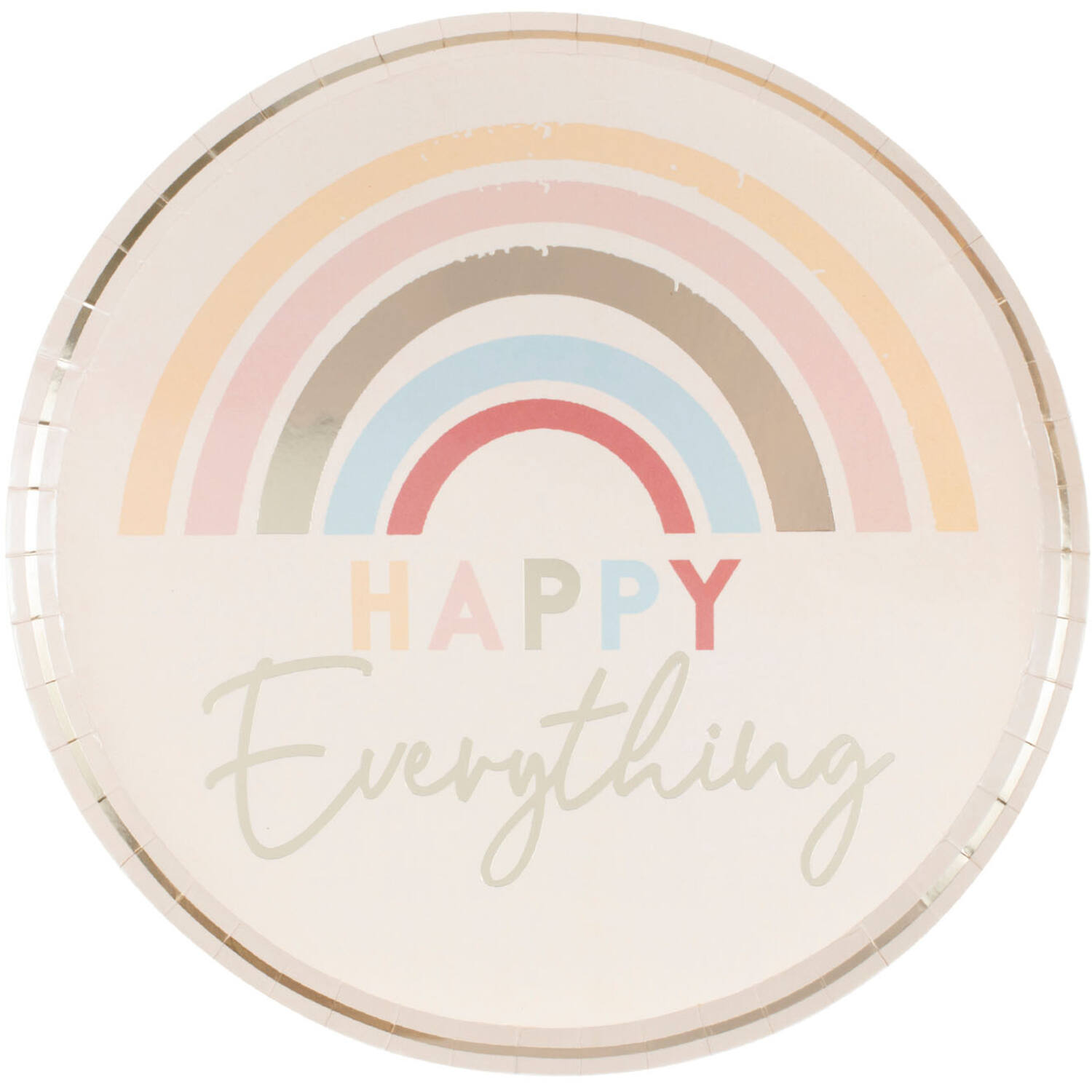 Plate - Happy Everything - Gold Foiled
