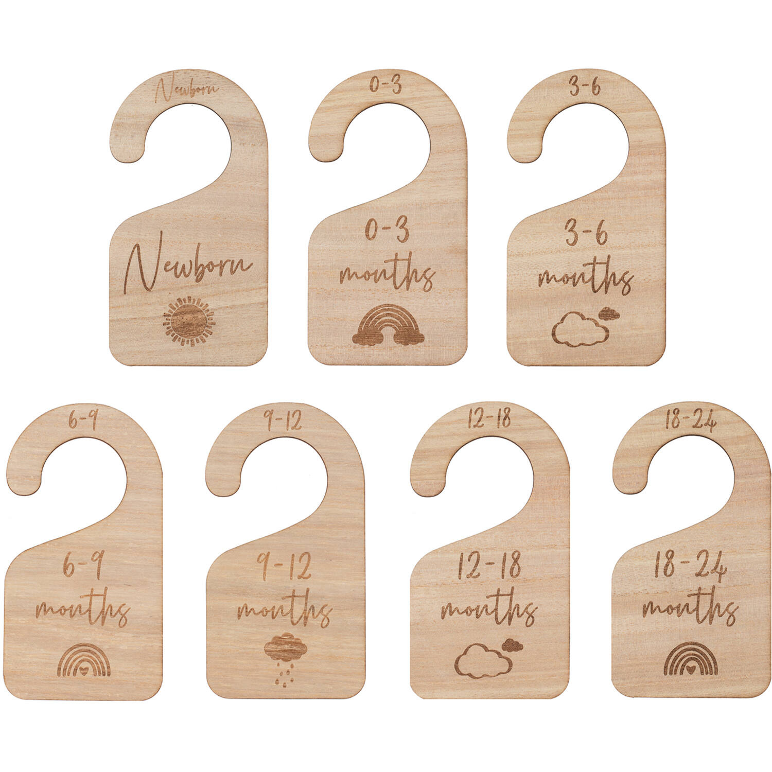 Clothes Dividers - Baby - Wooden