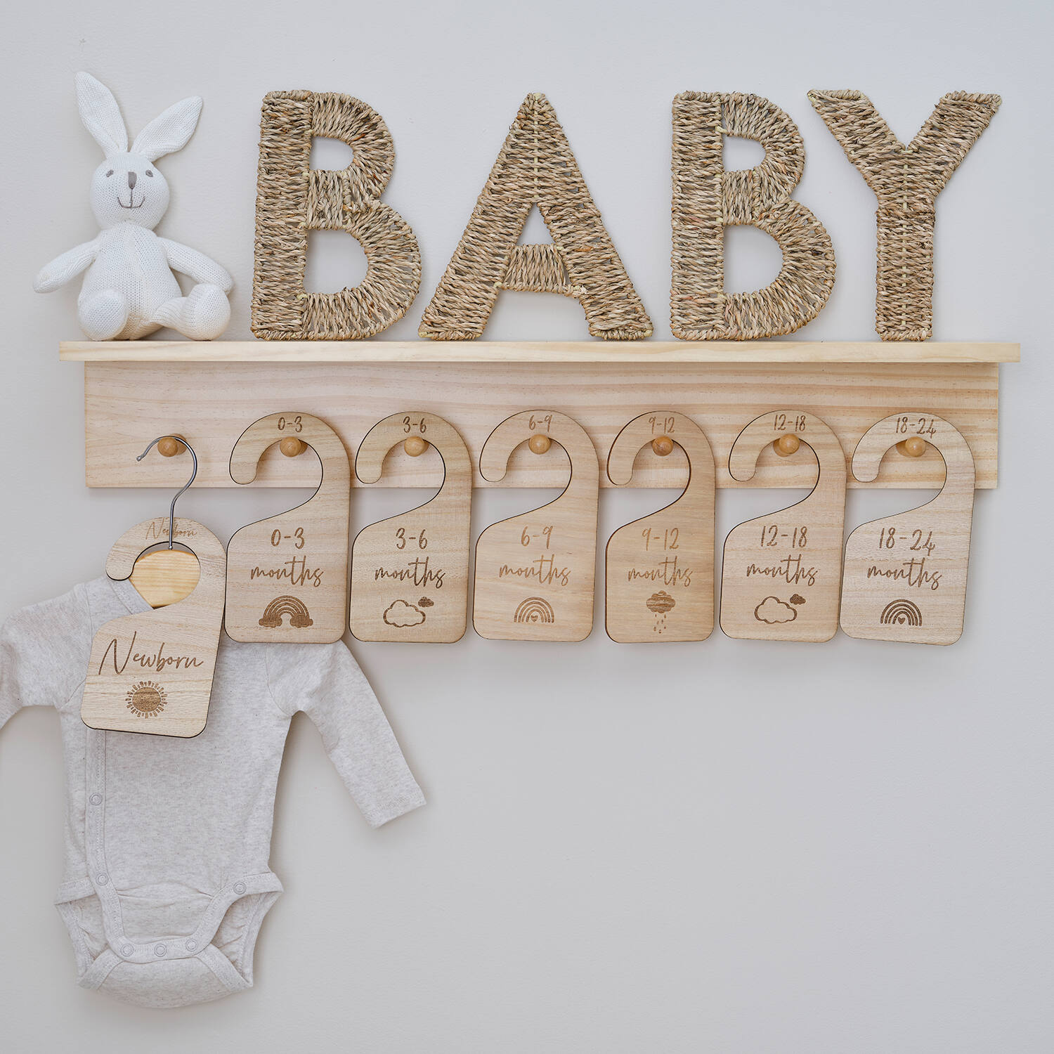 Clothes Dividers - Baby - Wooden