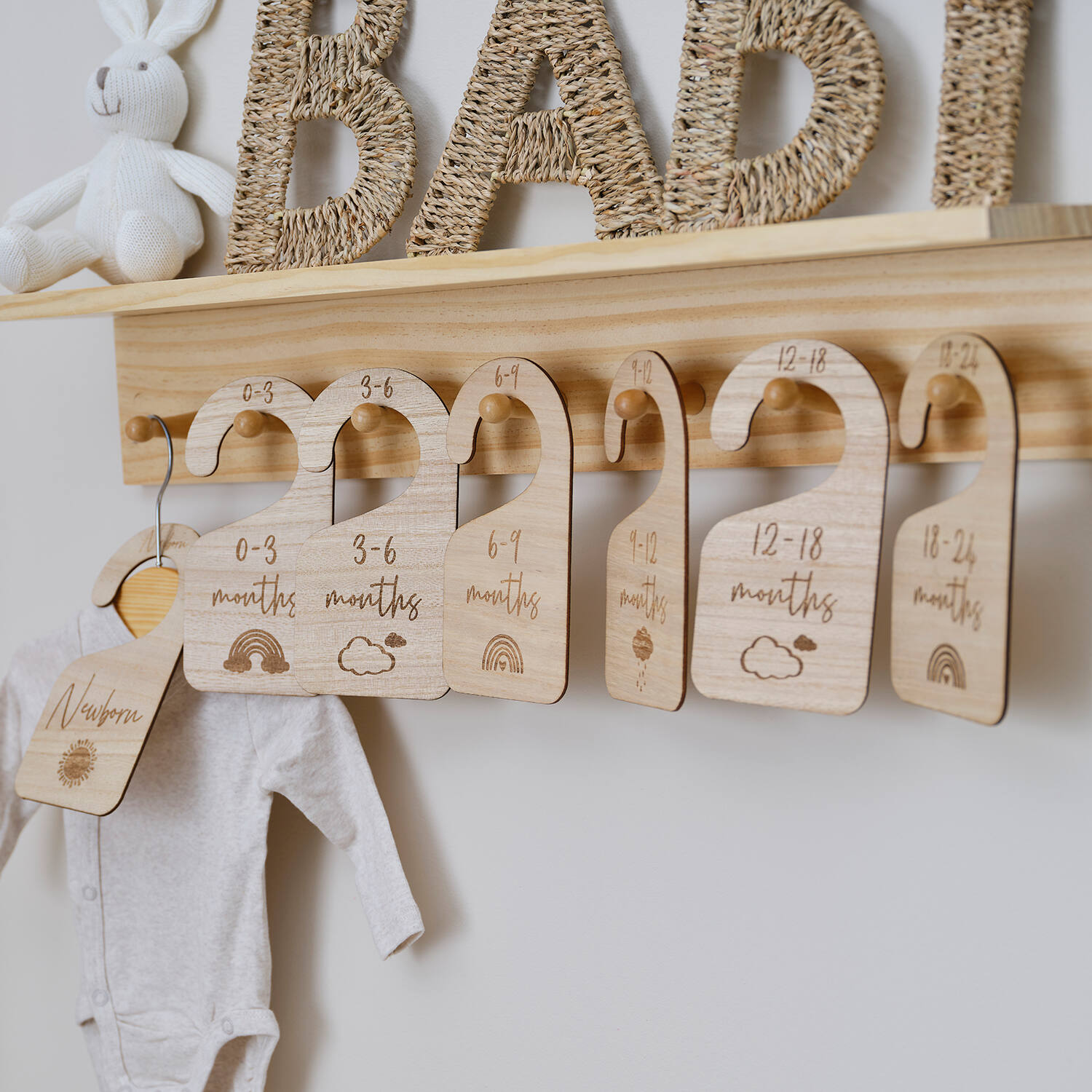 Clothes Dividers - Baby - Wooden