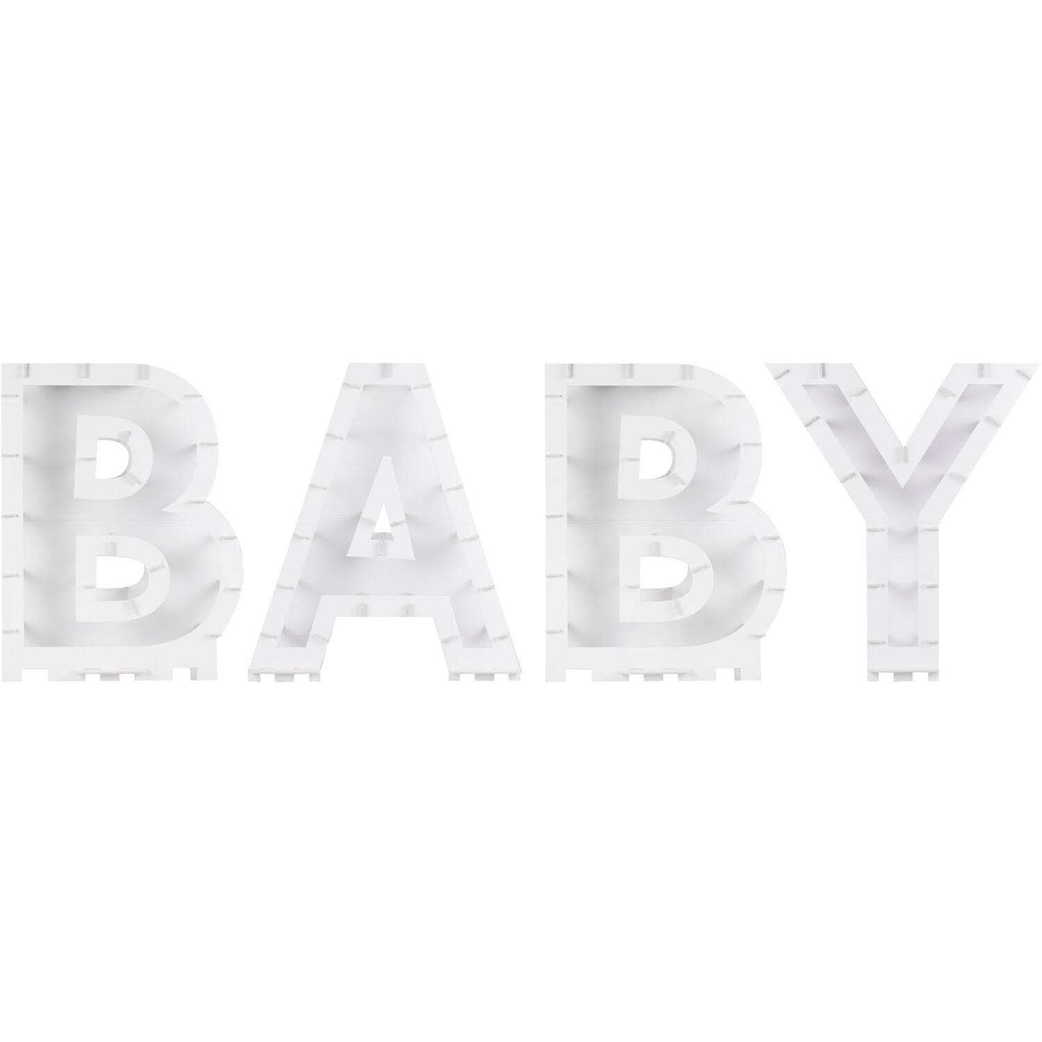Balloon Mosaic - Baby - White