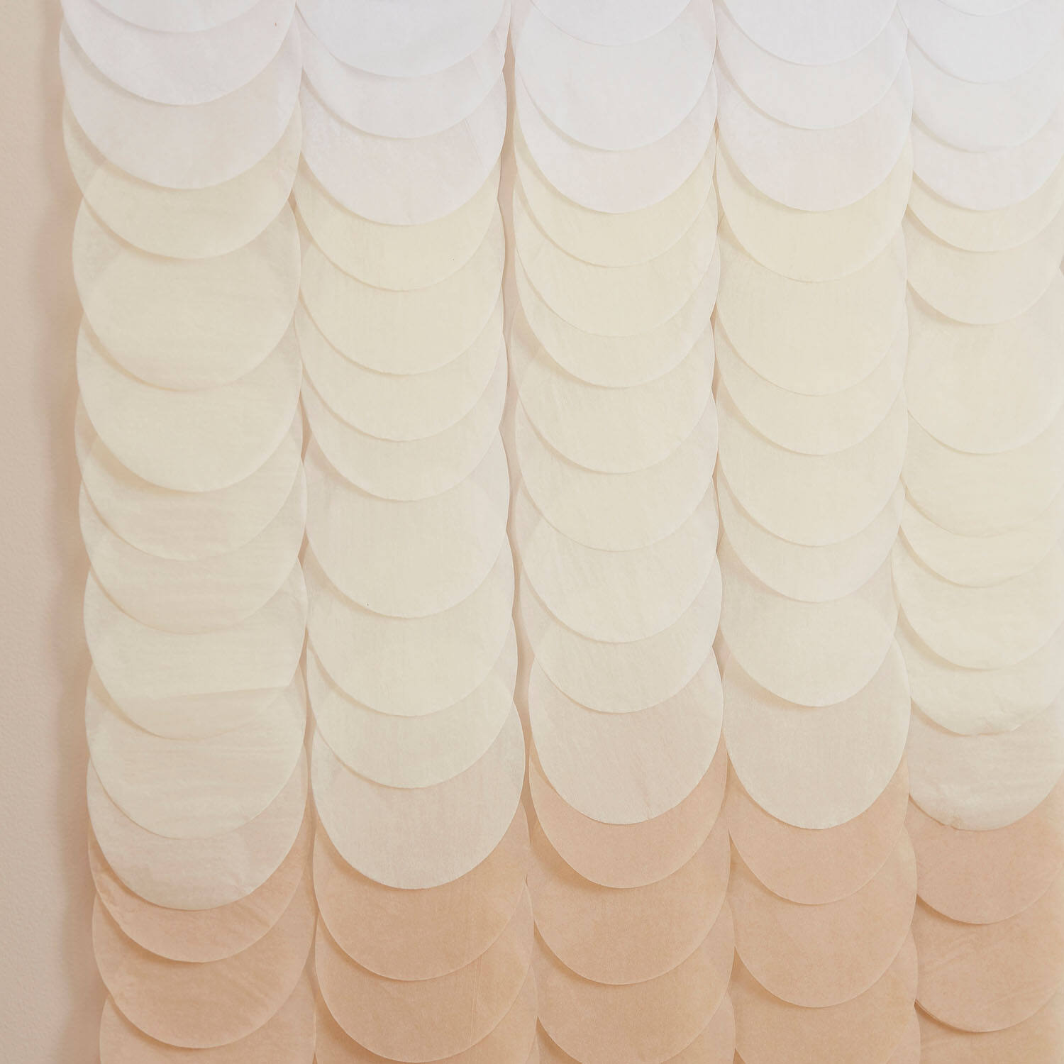 Backdrop - Tissue Paper Discs - Brown Ombre