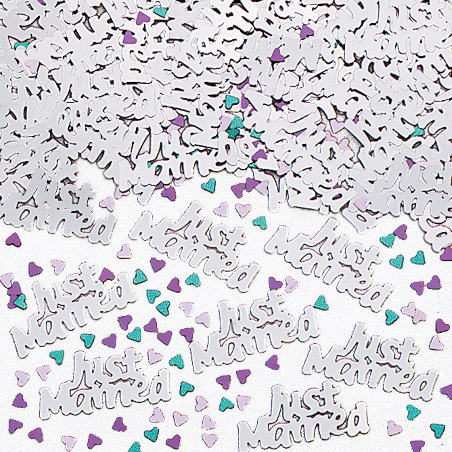 Confetti Just Married Metallic Foil 14 g