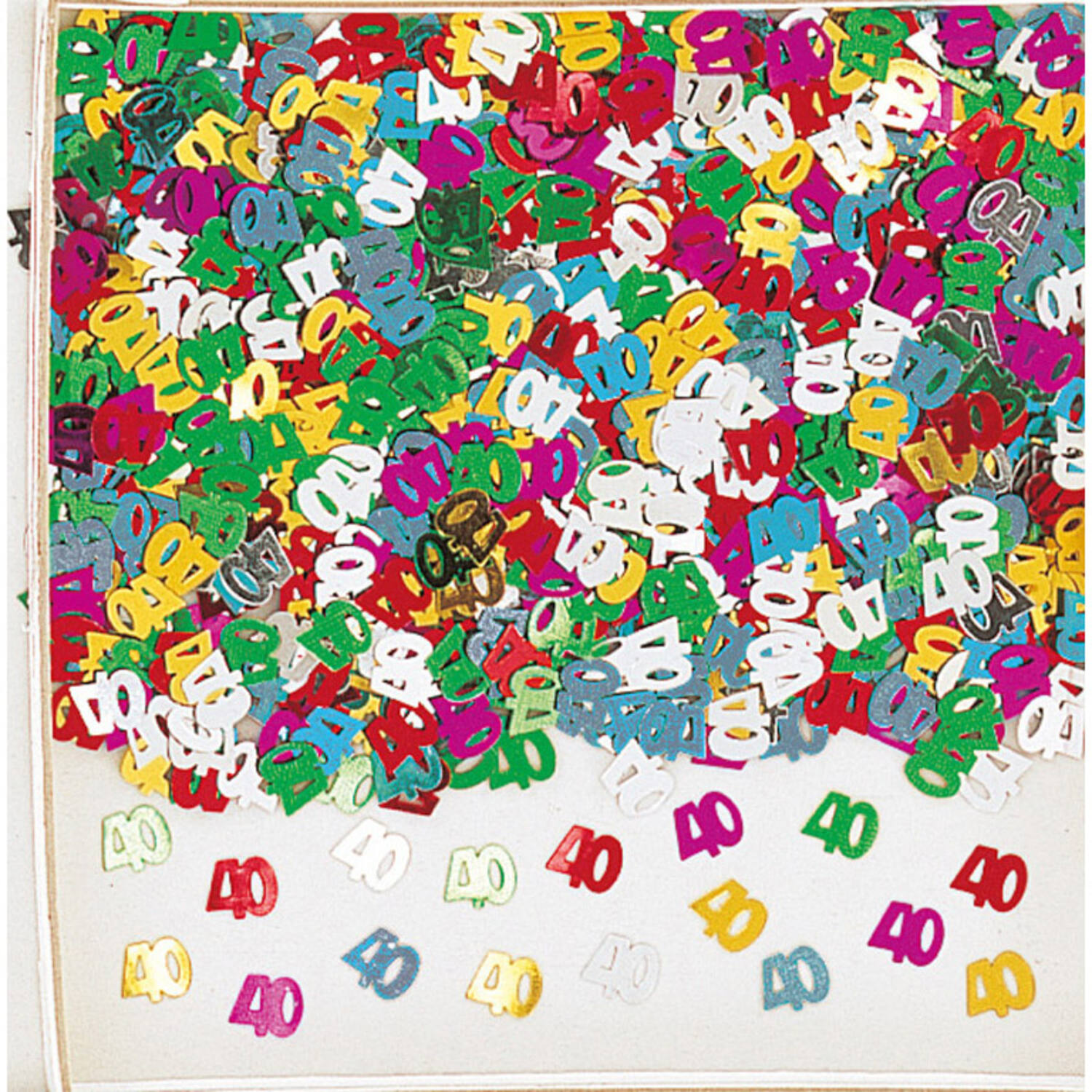 Confetti 40 Multicolour Foil 14 g