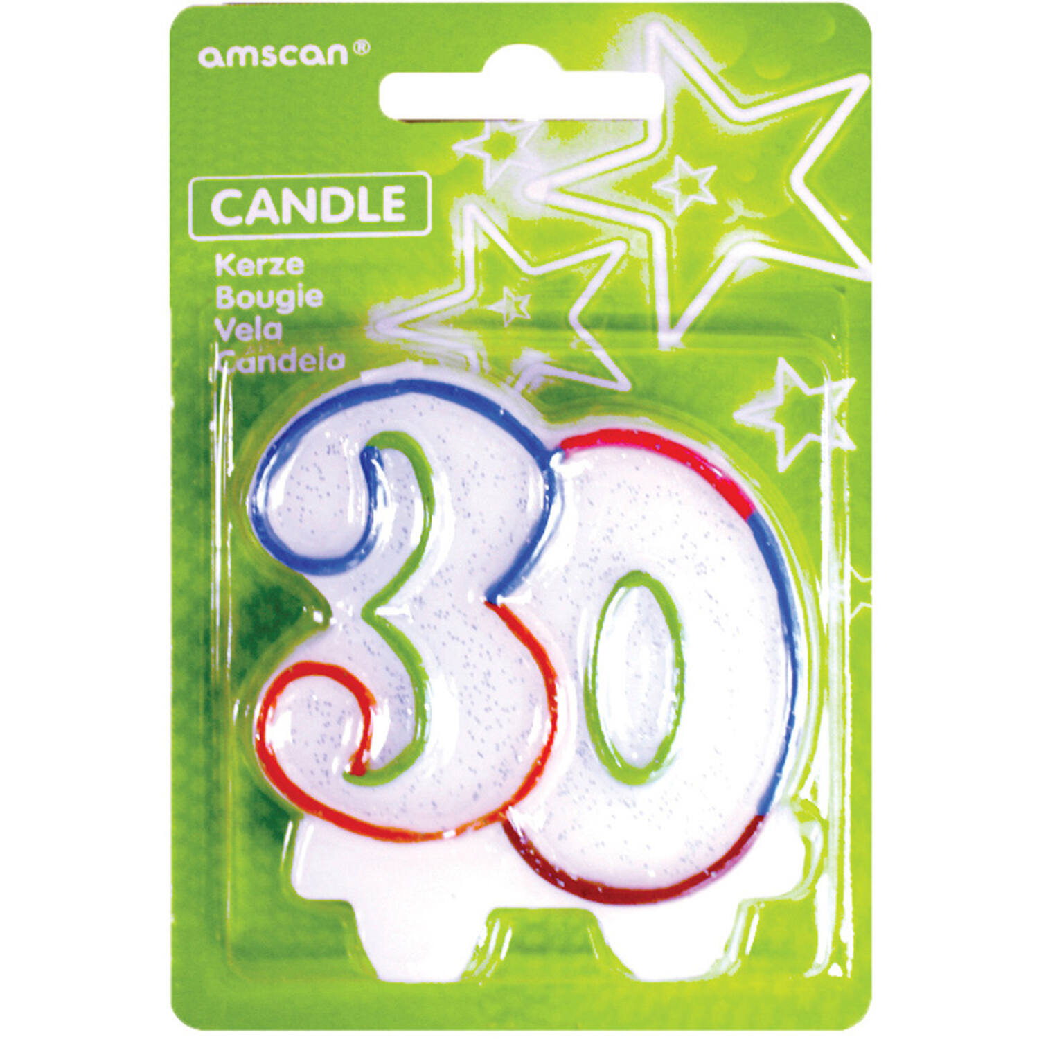 Numeral Candle 30 Height 8 cm