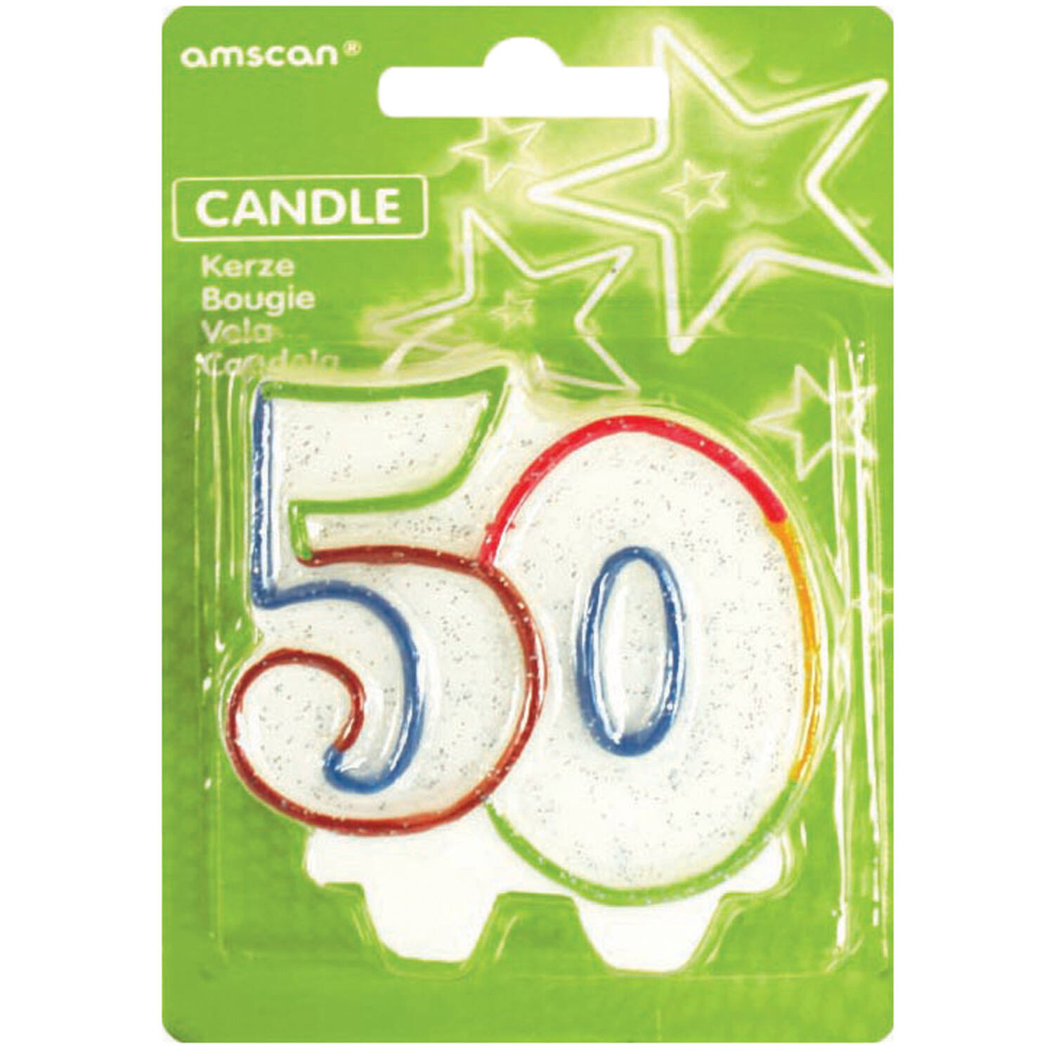 Numeral Candle 50 Height 8 cm