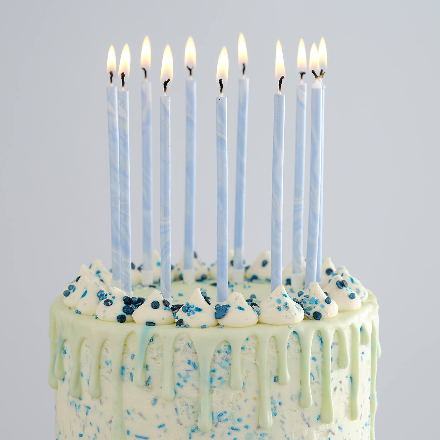 Candles - Tall Skinny - Blue Marble