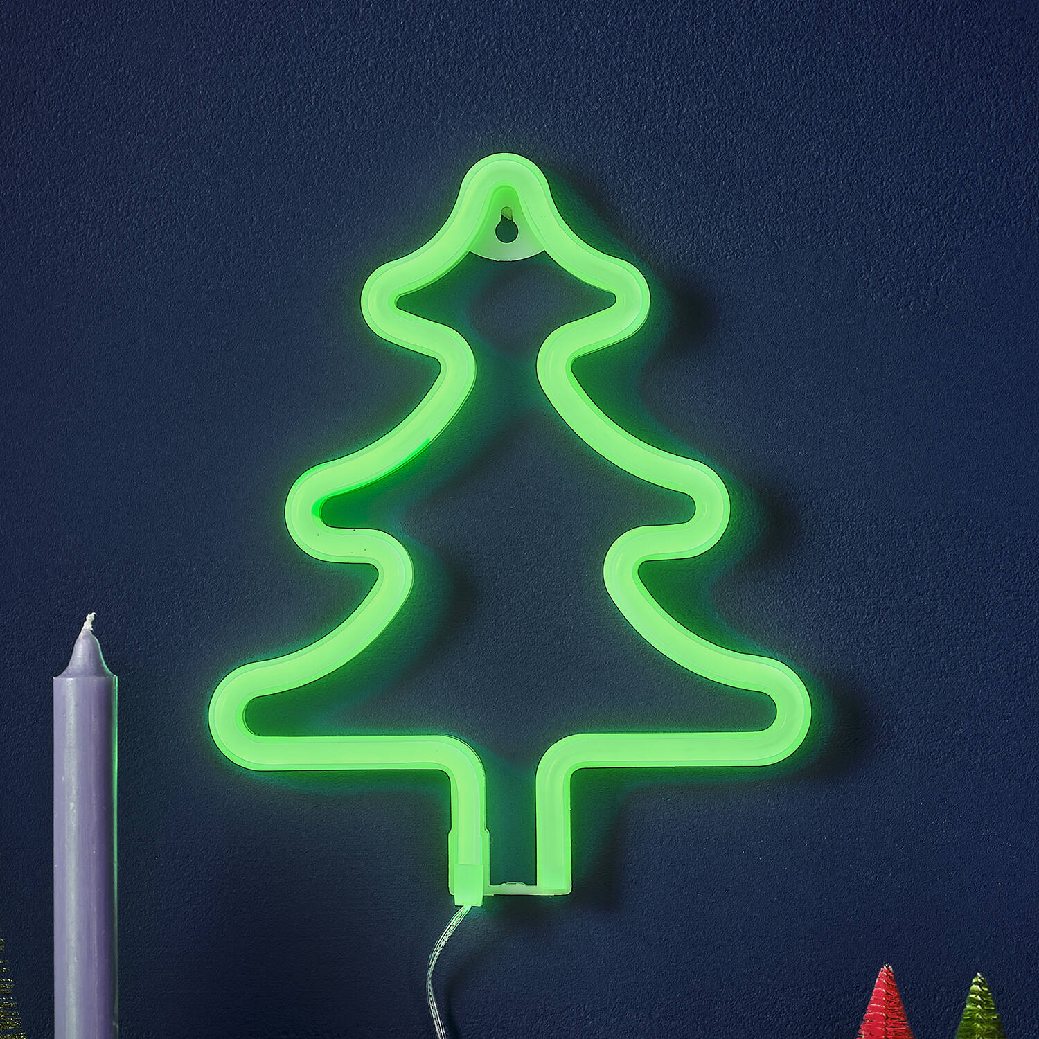 Lights - Tree - Green Neon