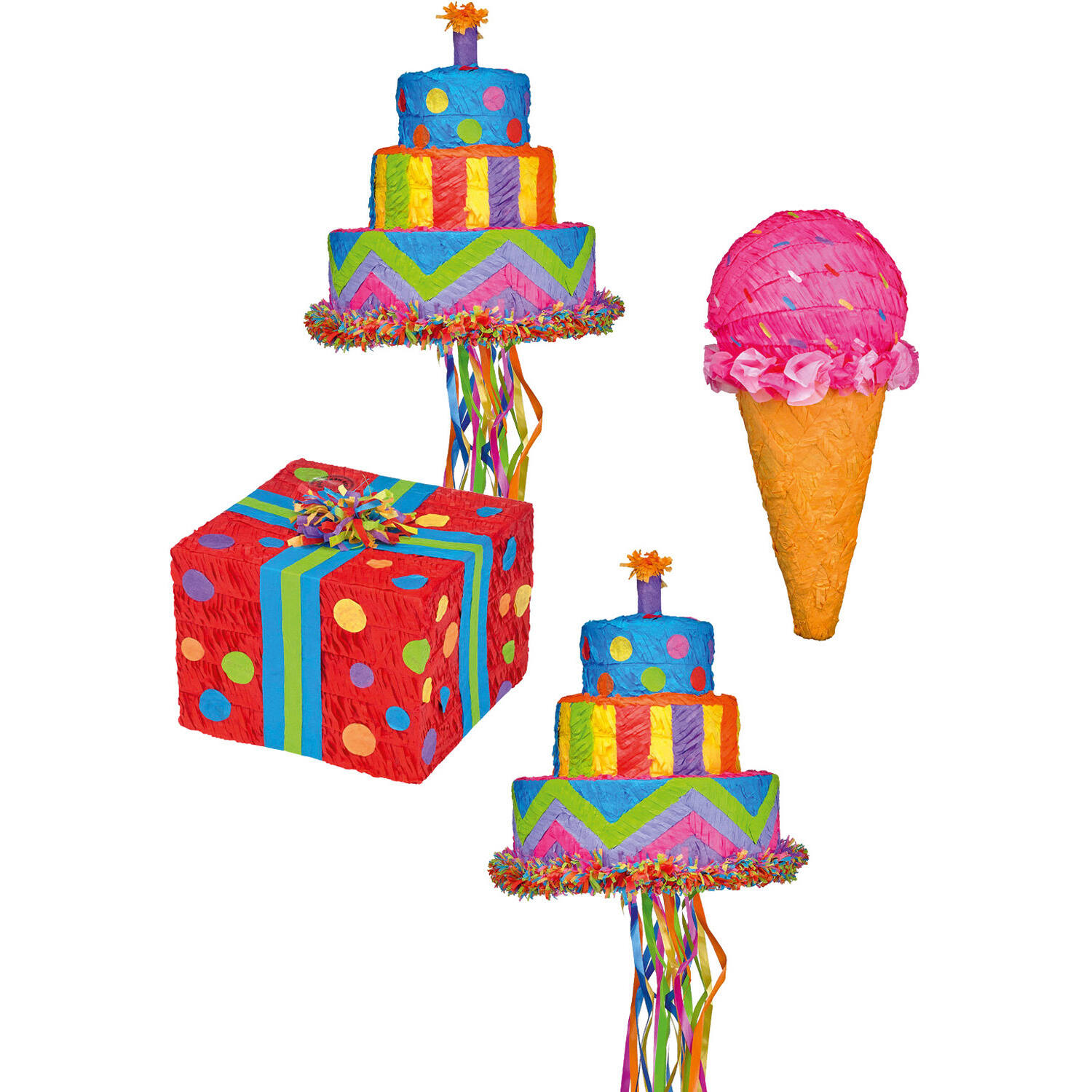 Pinata Birthday Assorted Paper