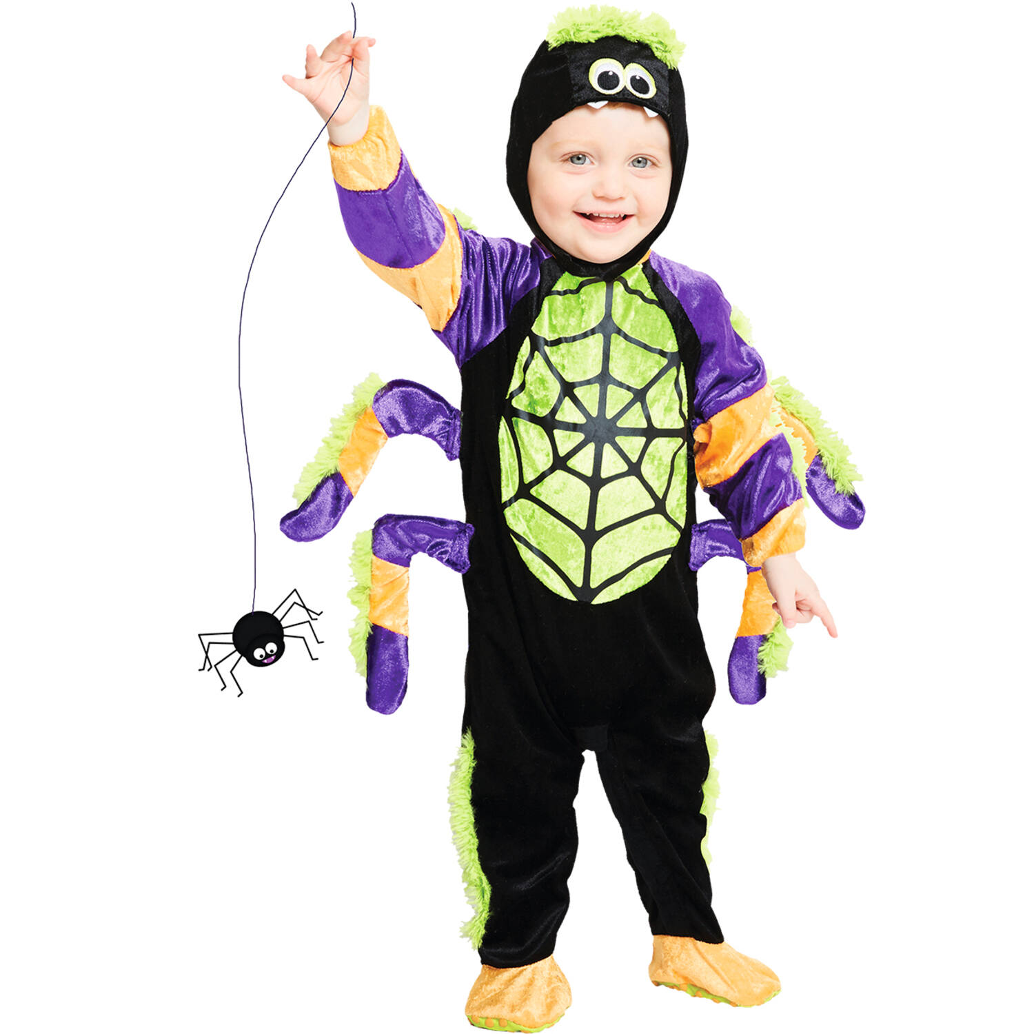 Baby Costume Little Spooky Spider Age 6-12 Months