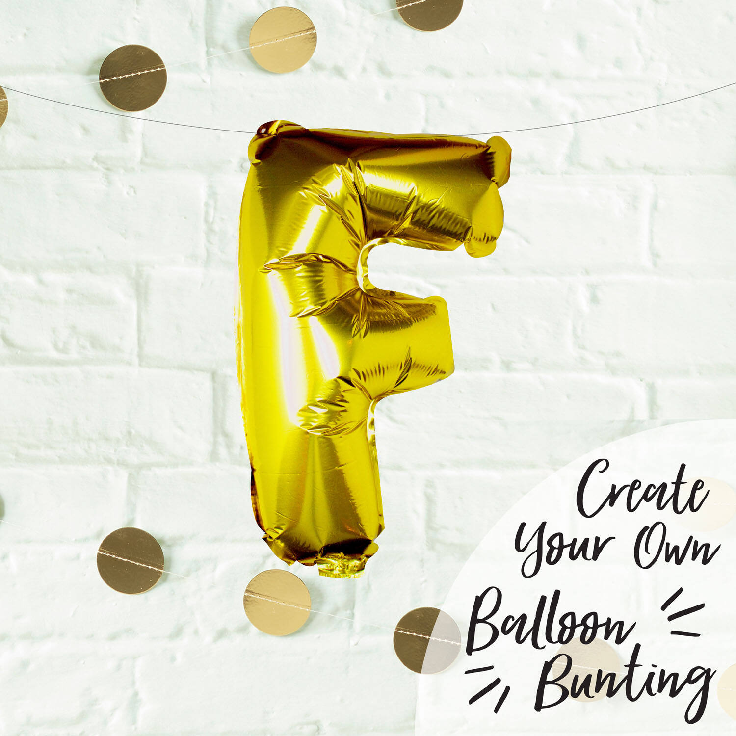 Balloons - Gold Foil Letter