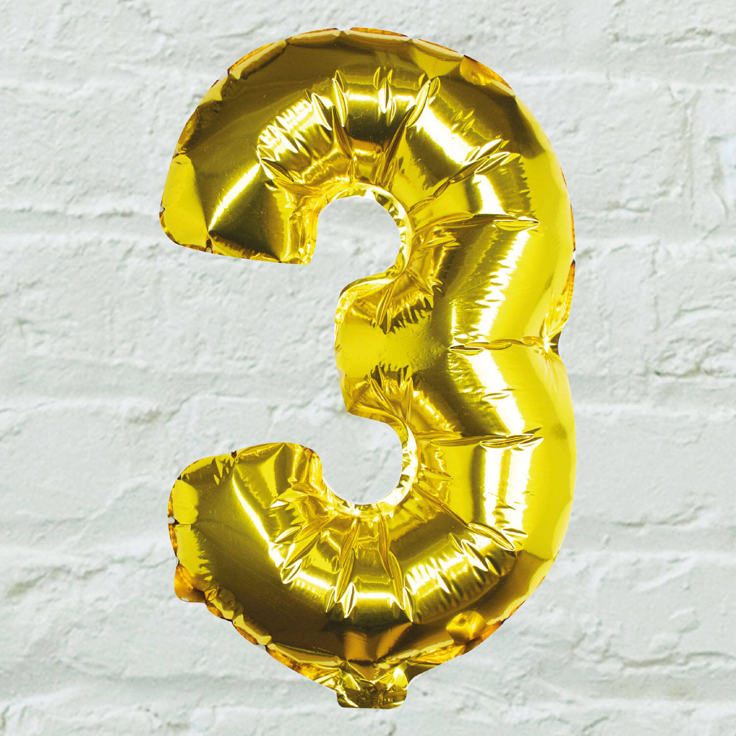 Balloons - Gold Foil Number