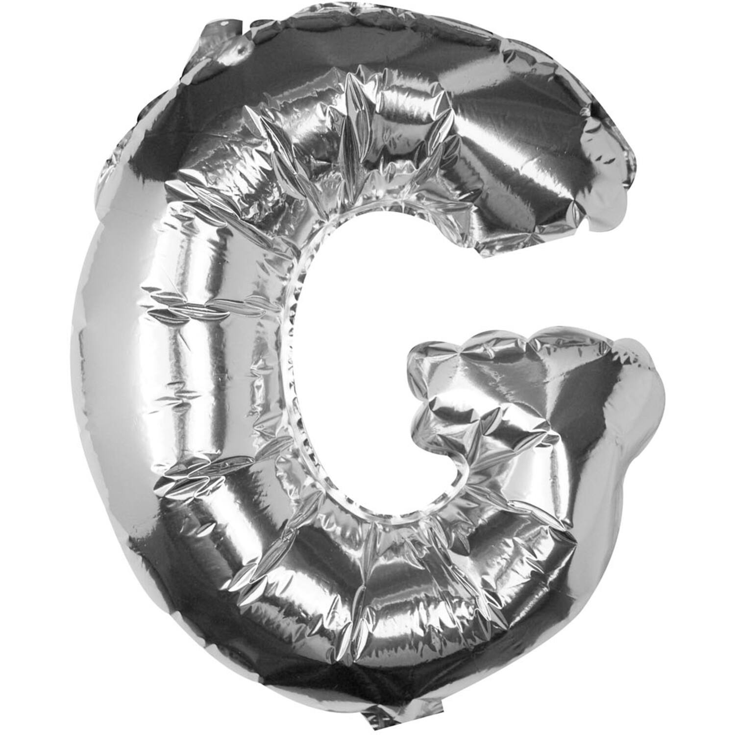Balloons - Silver Foil Letter - G