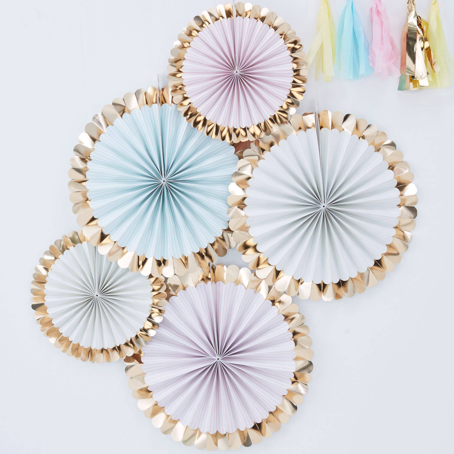 Fan Decorations - Pastel Kit