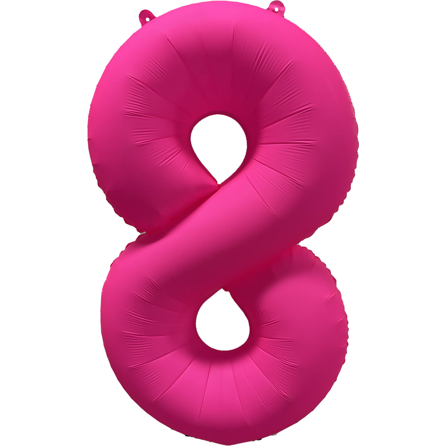 Foil Balloon Number 8 - Neon Pink - 86 cm