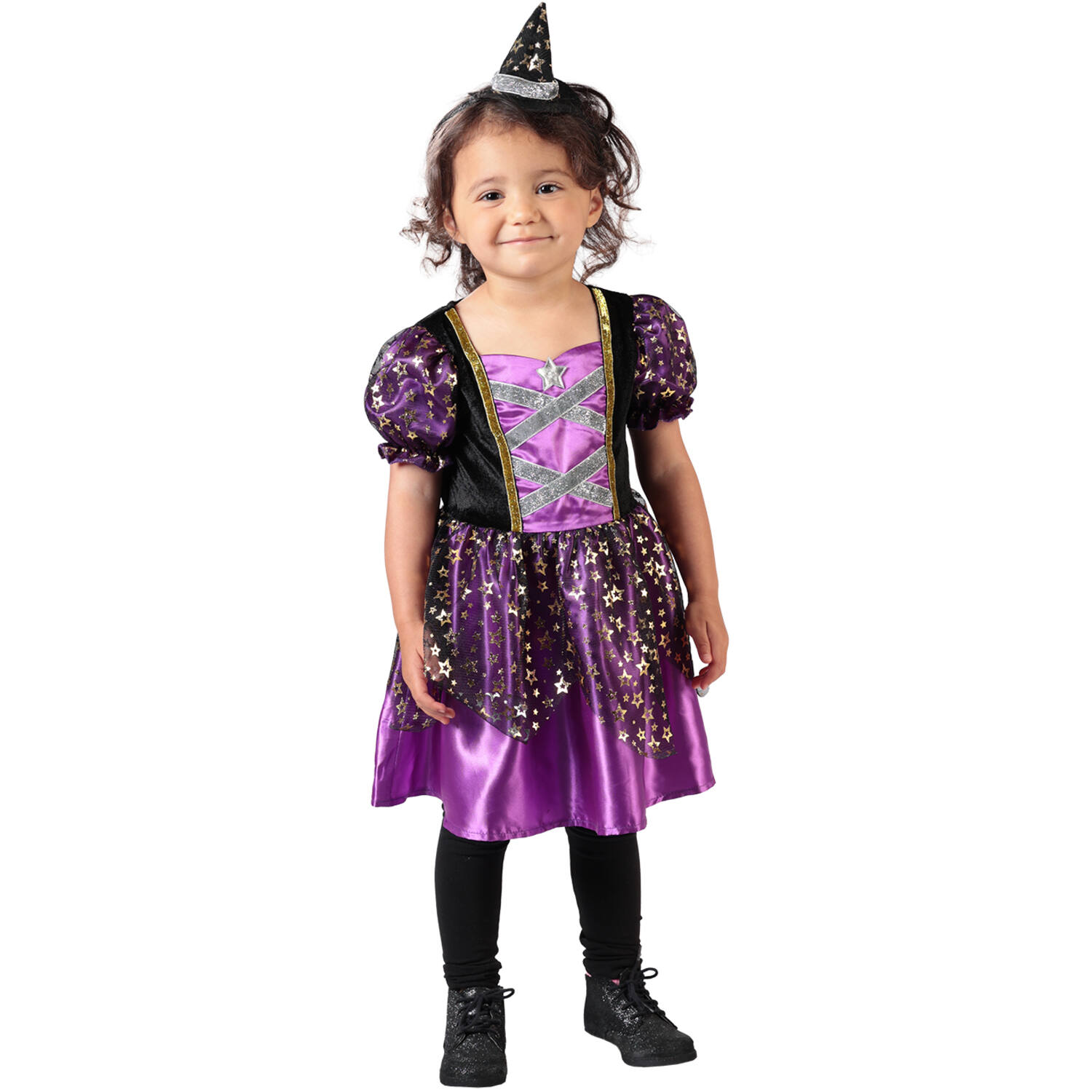 Baby Costume Purple Witch Age 3 - 6 Months
