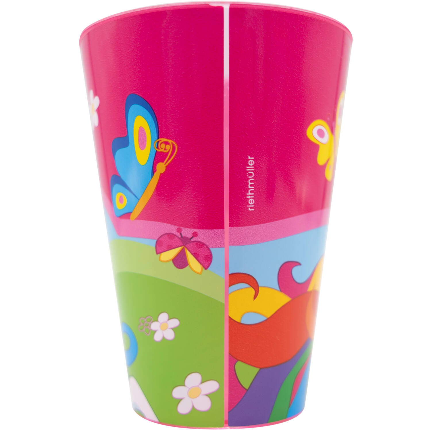 4 Cups Unicorn Plastic Reusable 430 ml